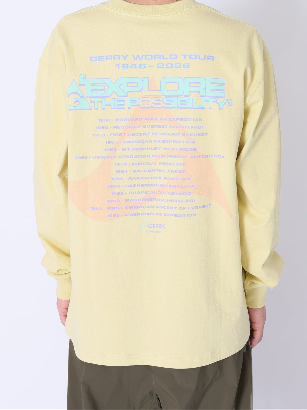 ＜GRC#26026＞7.5oz Heavy L/S Graphic Print Tee