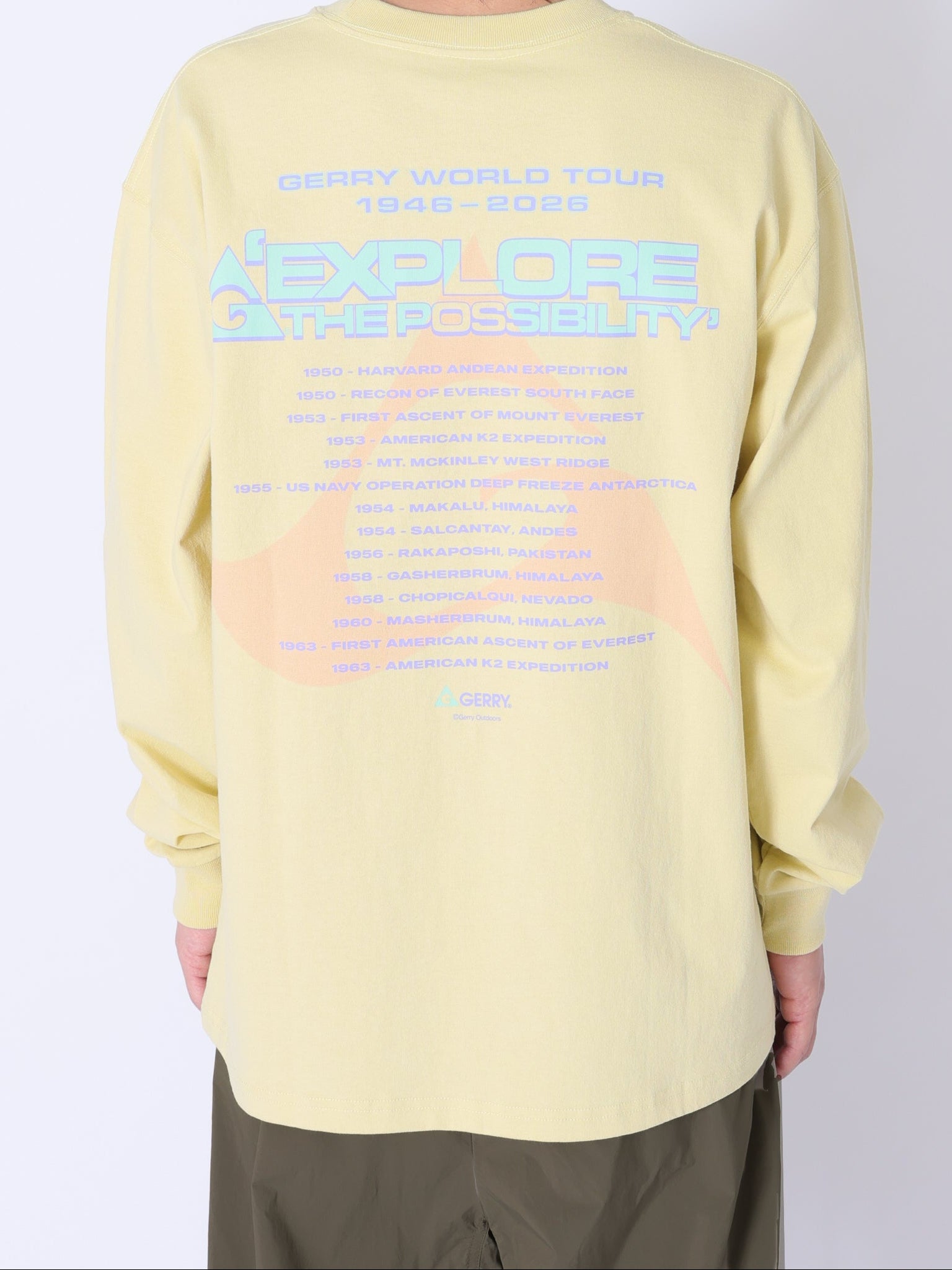 ＜GRC#26026＞7.5oz Heavy L/S Graphic Print Tee