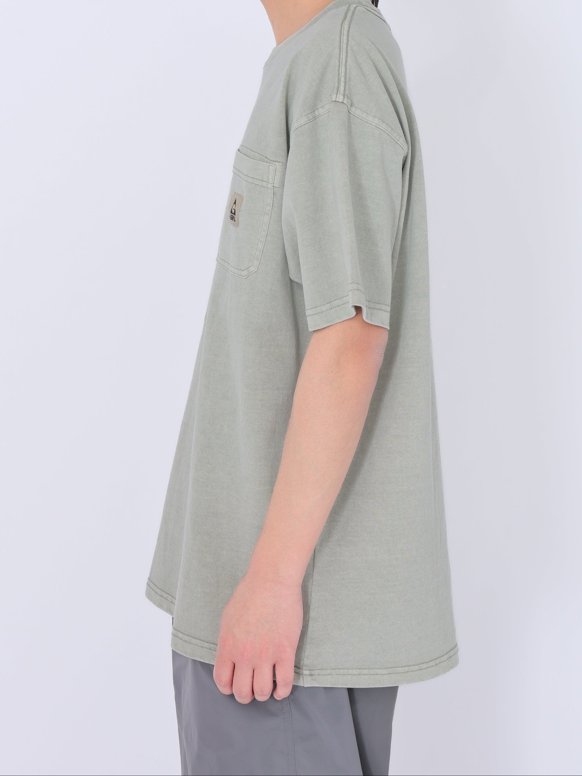 ＜GRC#26029＞Pigment Dyed 7.5oz Heavy Cotton Jersey S/S Pocket T