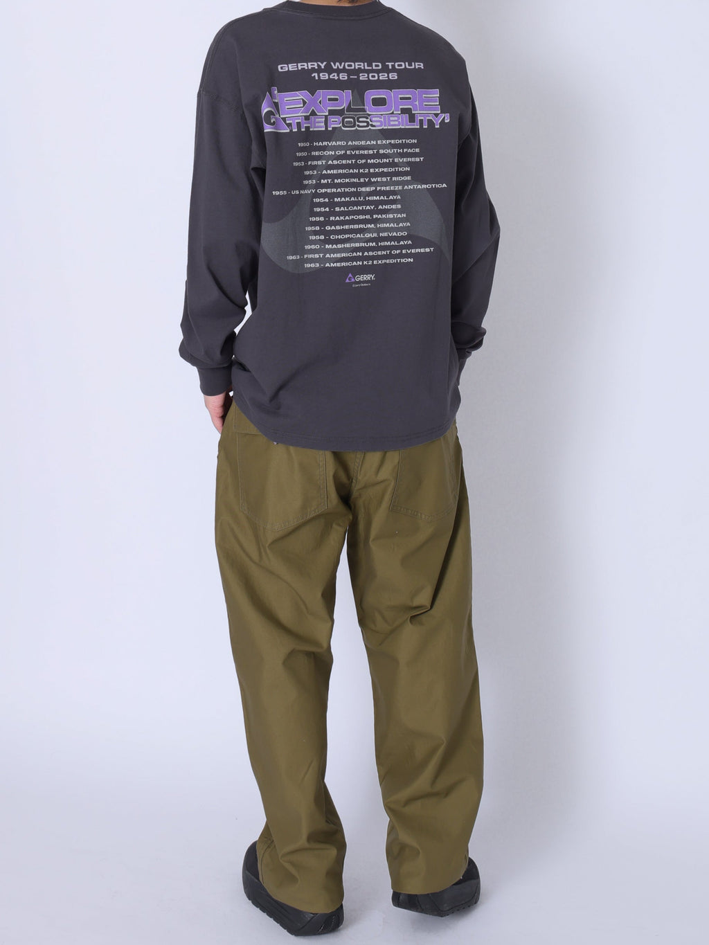 ＜GRC#26026＞7.5oz Heavy L/S Graphic Print Tee