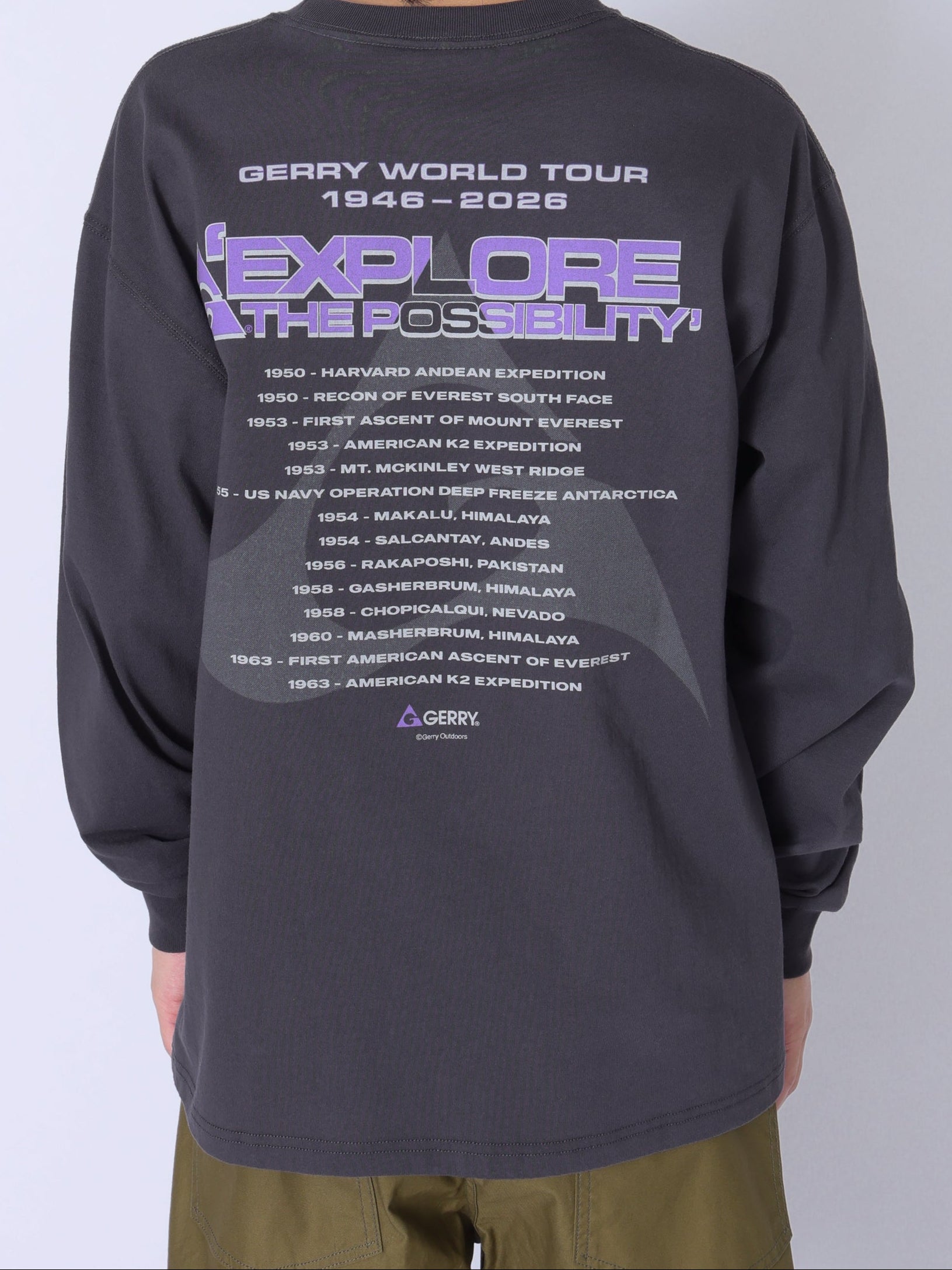 ＜GRC#26026＞7.5oz Heavy L/S Graphic Print Tee