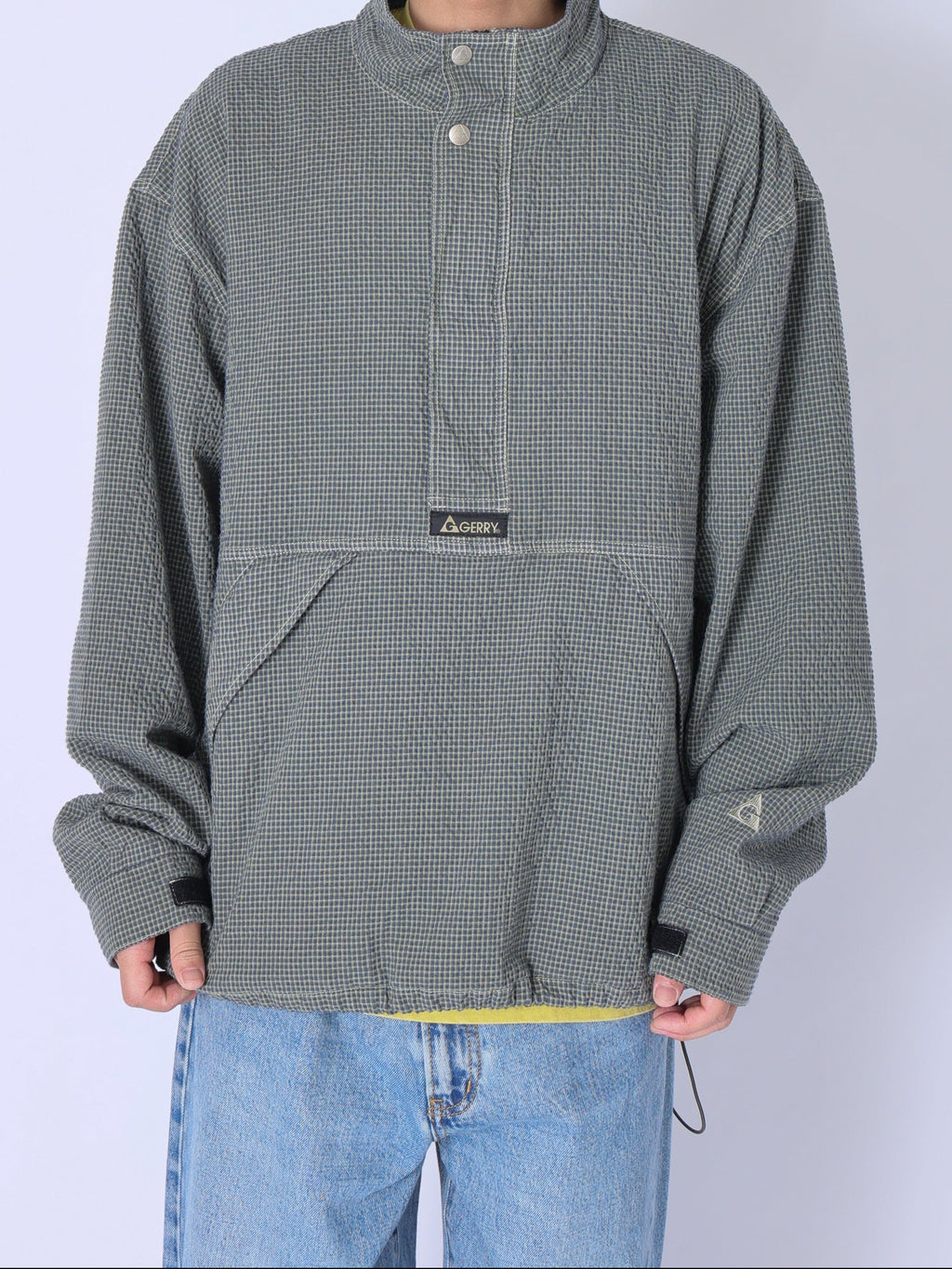 ＜GRC#26049＞Garment Dyed Seersucker Anorak