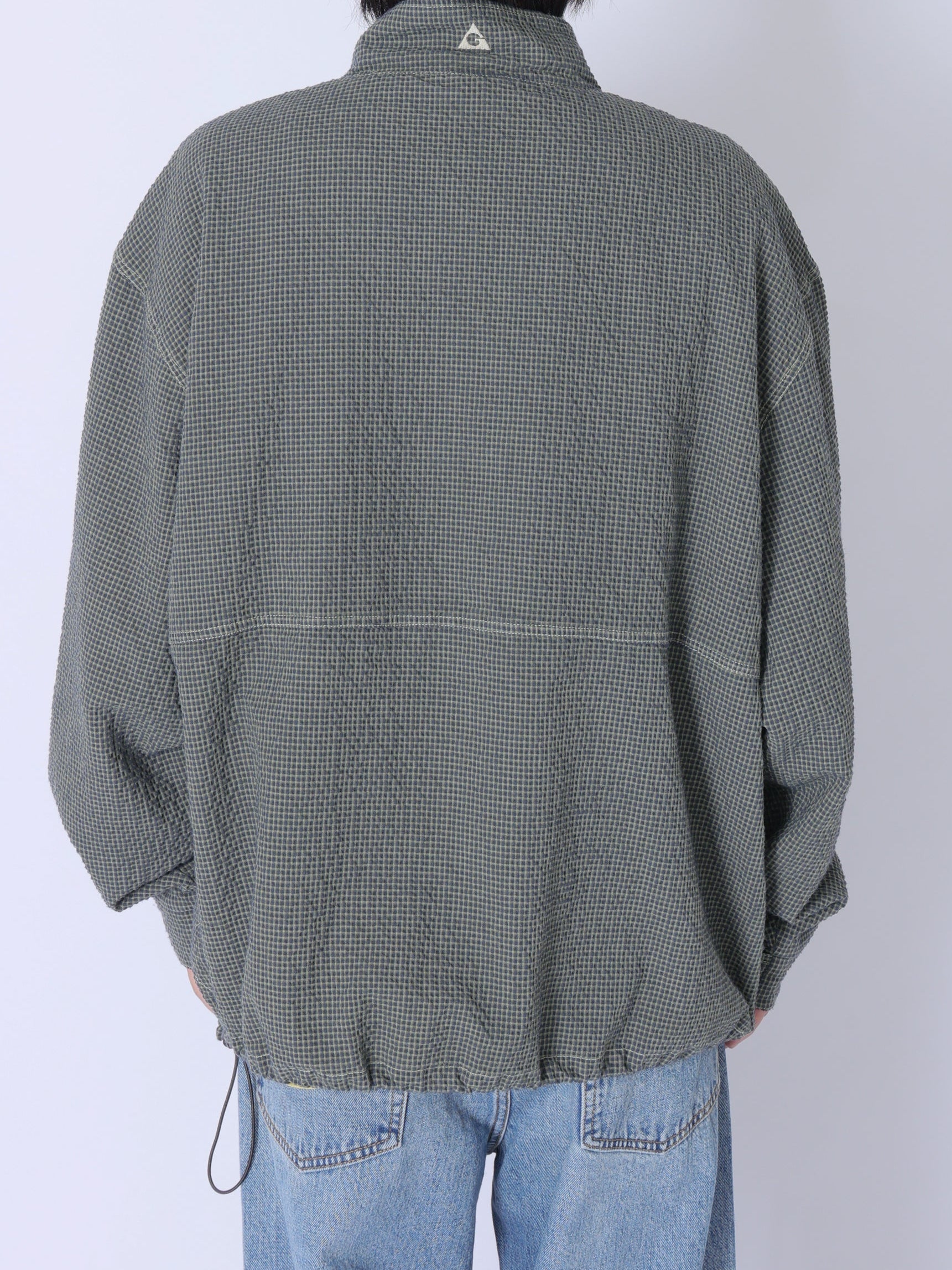 ＜GRC#26049＞Garment Dyed Seersucker Anorak