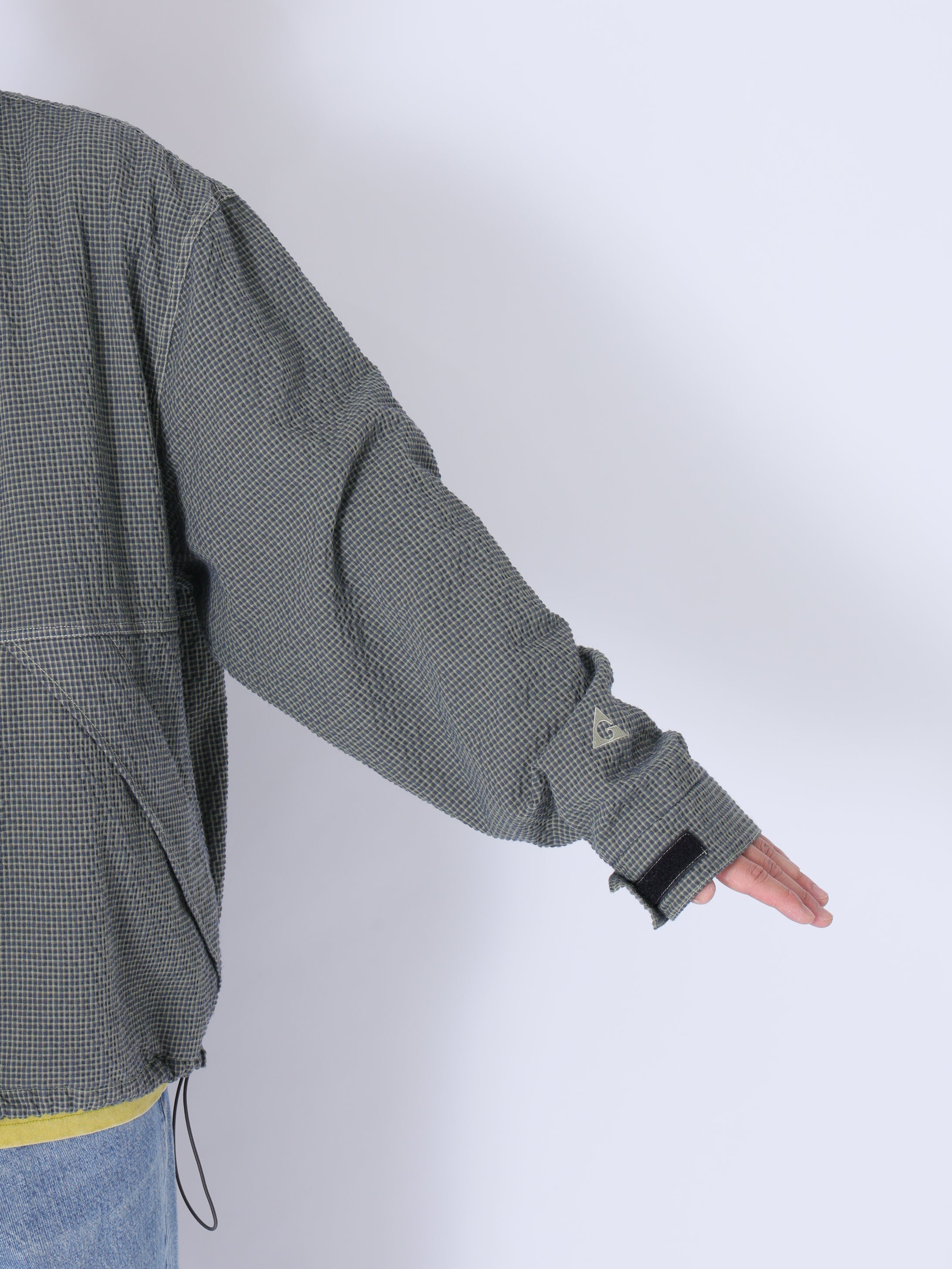 ＜GRC#26049＞Garment Dyed Seersucker Anorak