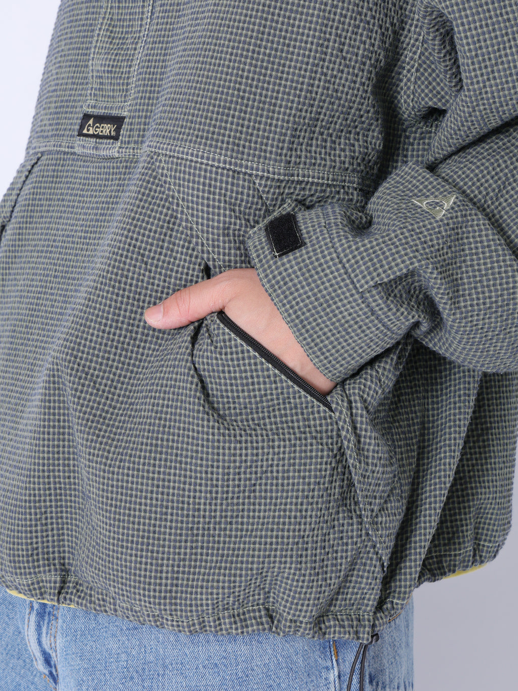 ＜GRC#26049＞Garment Dyed Seersucker Anorak