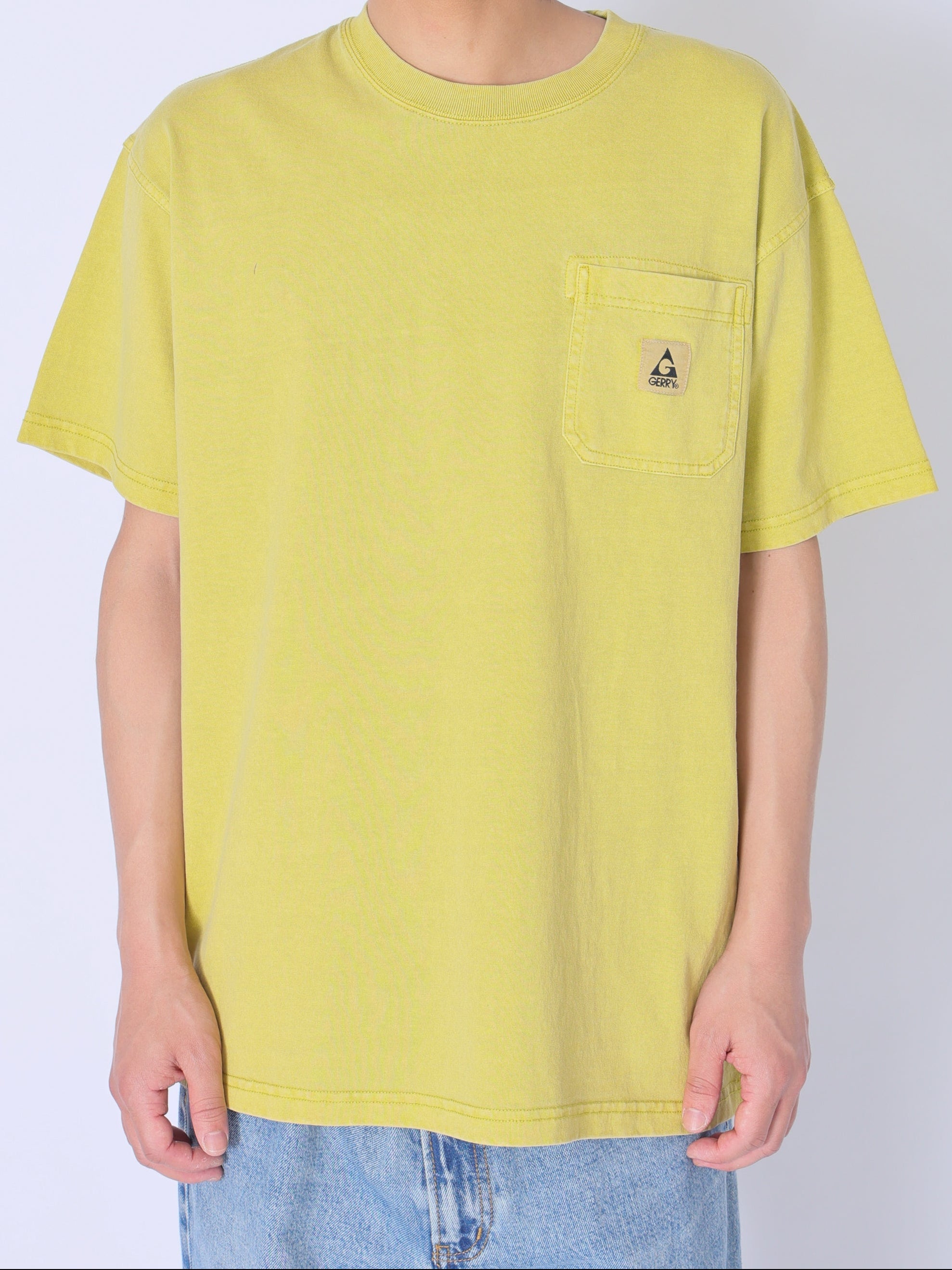＜GRC#26029＞Pigment Dyed 7.5oz Heavy Cotton Jersey S/S Pocket T