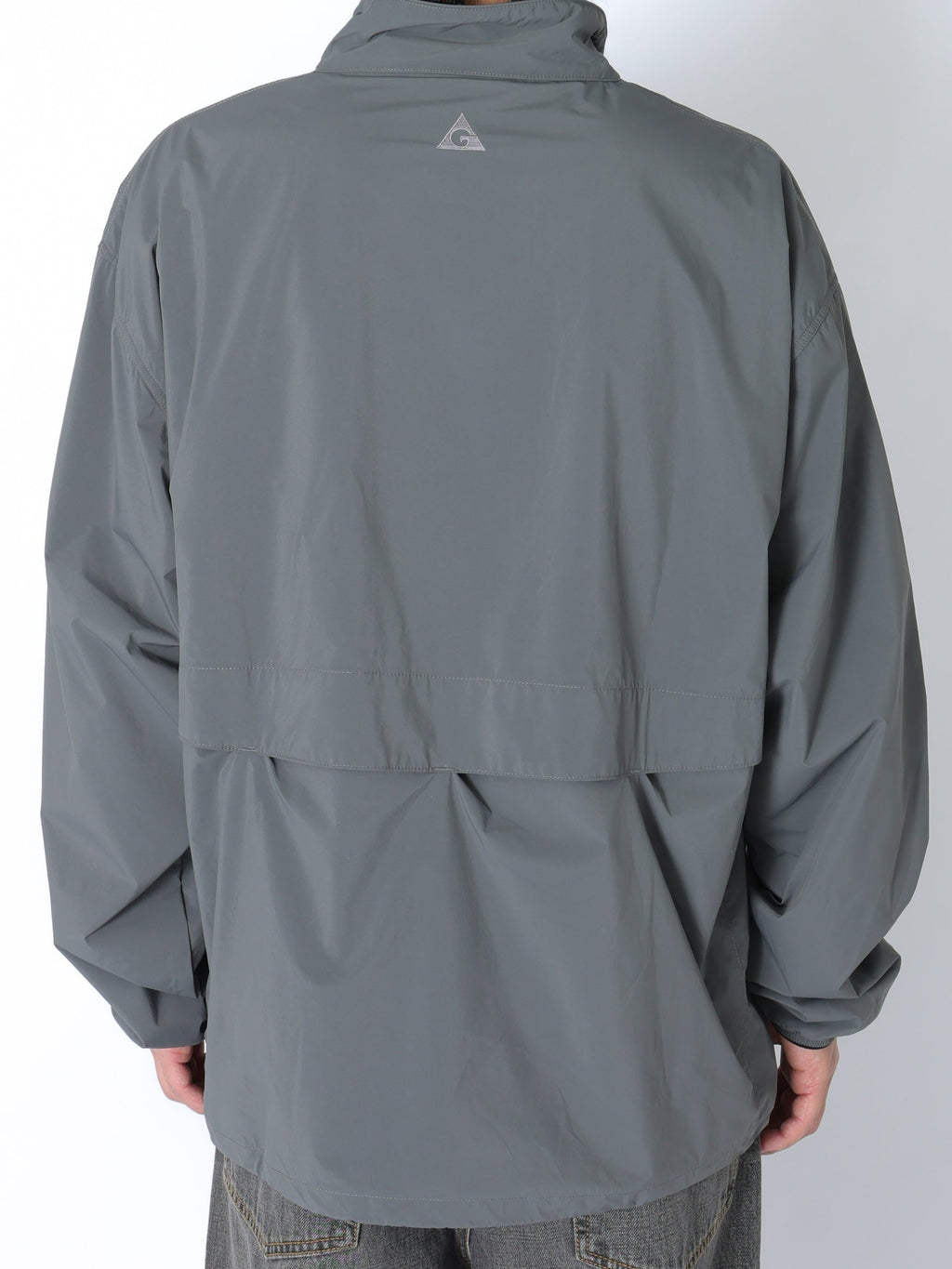 ＜GRJ#26031＞Nylon Taffeta 1/2 Zip Jumper