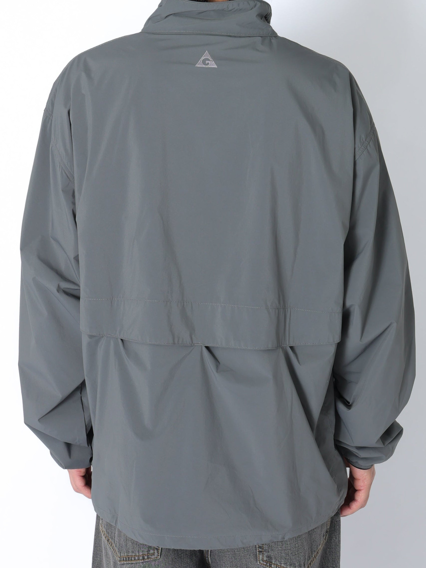 ＜GRJ#26031＞Nylon Taffeta 1/2 Zip Jumper