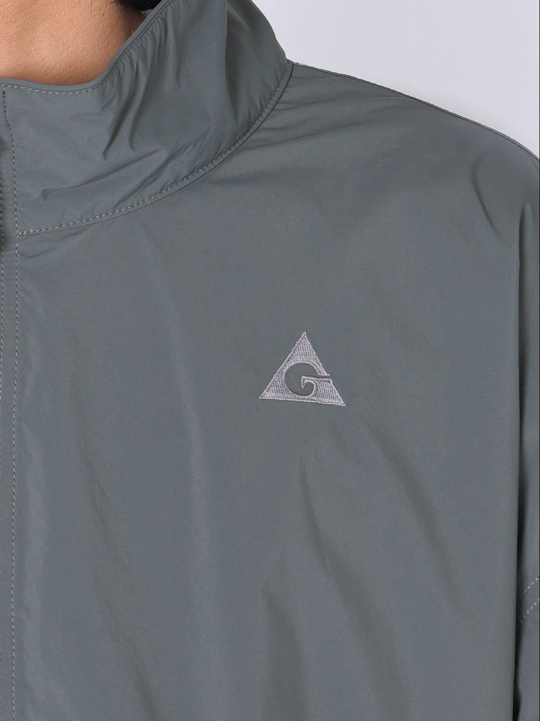 ＜GRJ#26031＞Nylon Taffeta 1/2 Zip Jumper