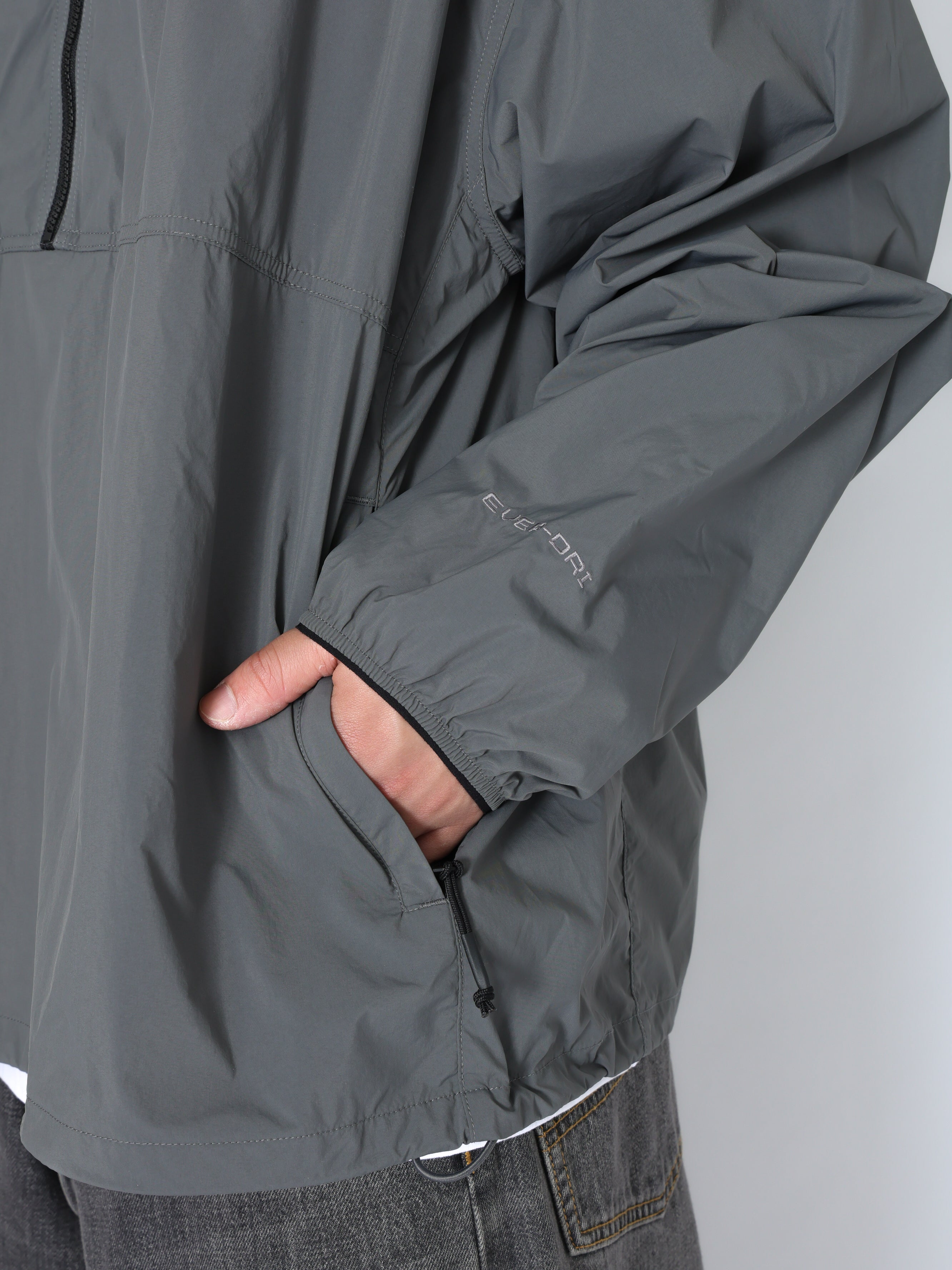 ＜GRJ#26031＞Nylon Taffeta 1/2 Zip Jumper