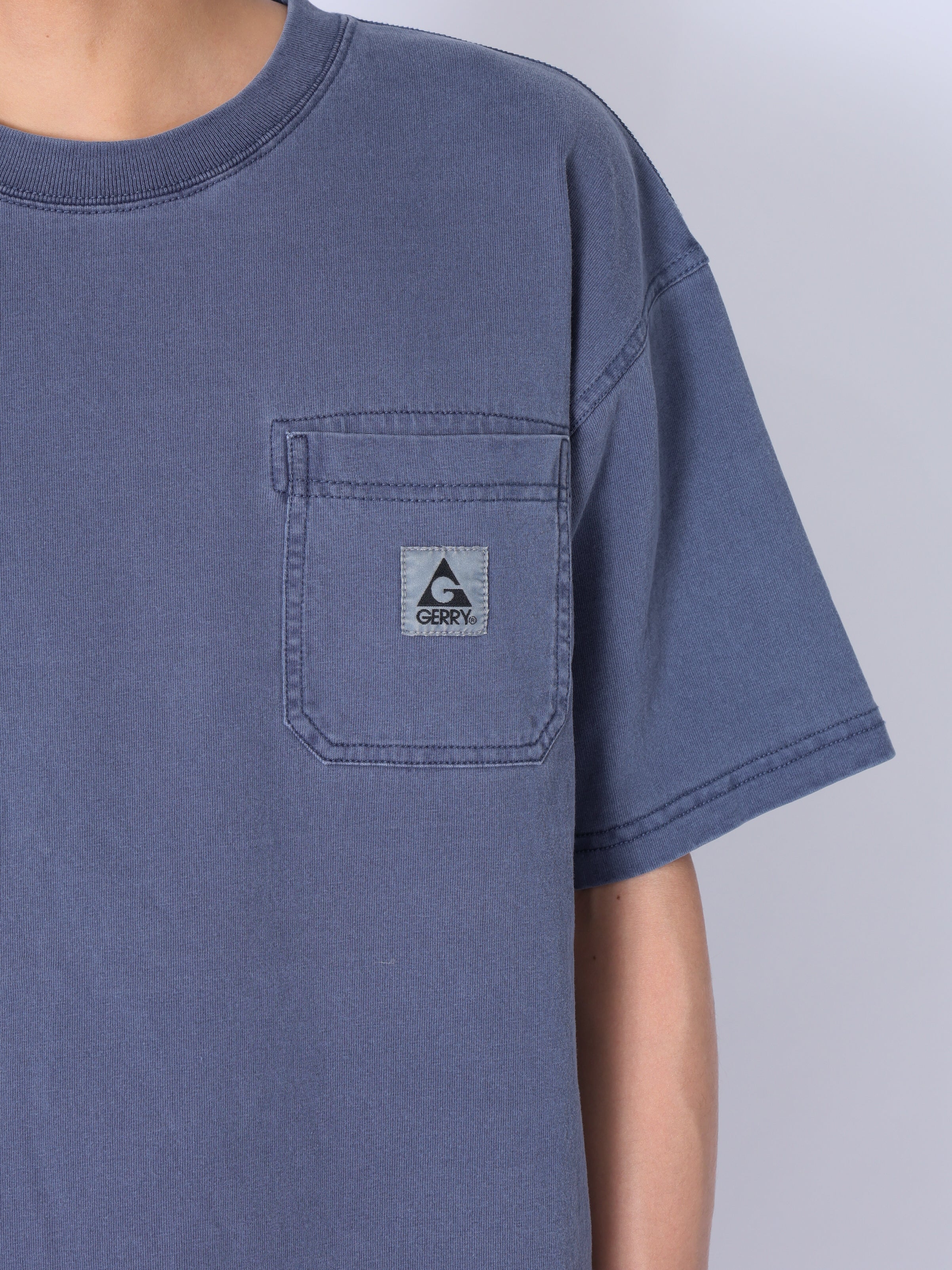 ＜GRC#26029＞Pigment Dyed 7.5oz Heavy Cotton Jersey S/S Pocket T