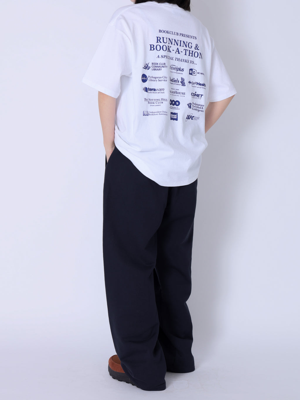 ＜BC#26010＞7oz Cotton Jersey Tube Body S/S Shirt -Book A-Thon~Sponsor Logo~-