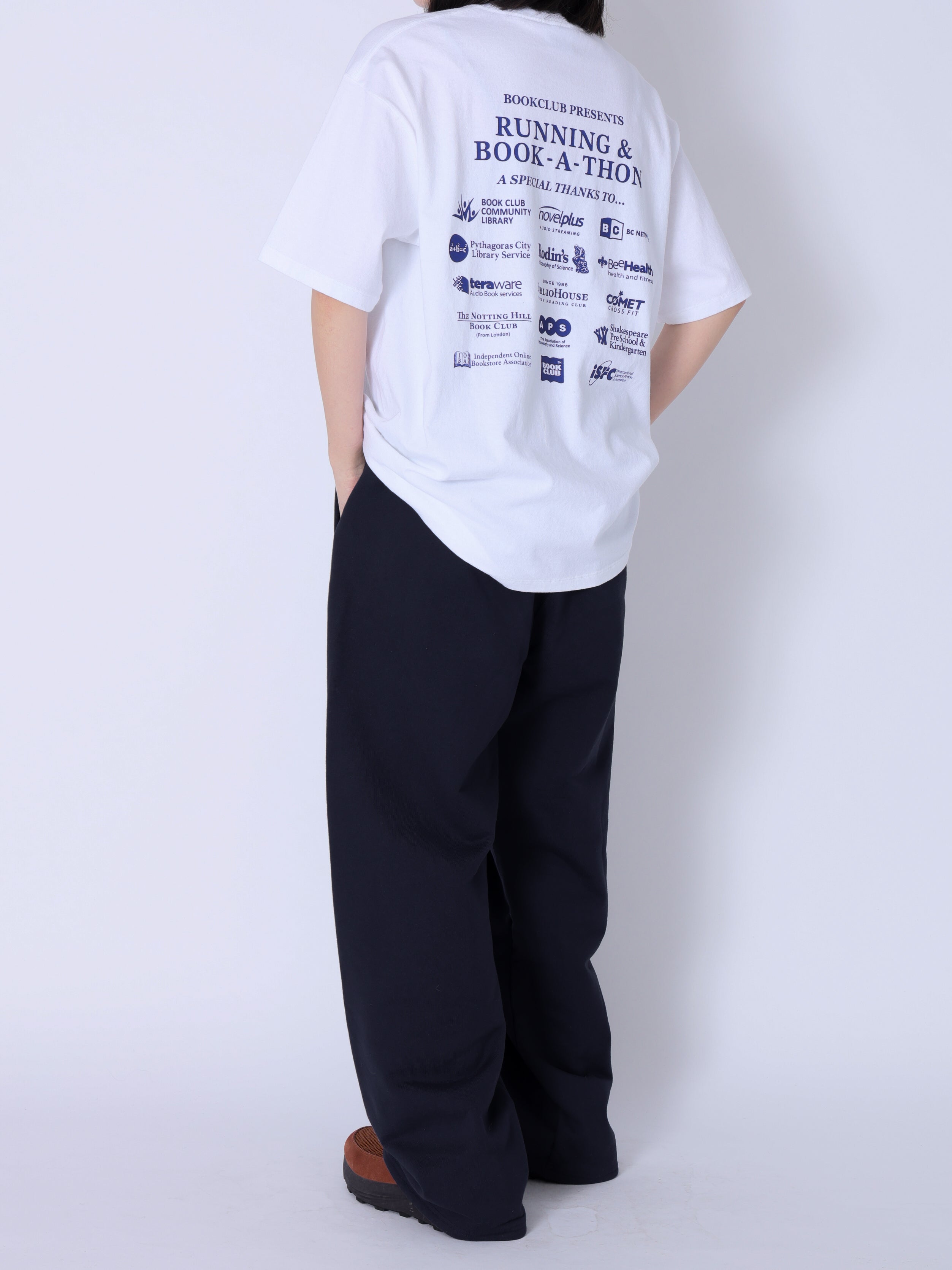 ＜BC#26010＞7oz Cotton Jersey Tube Body S/S Shirt -Book A-Thon~Sponsor Logo~-