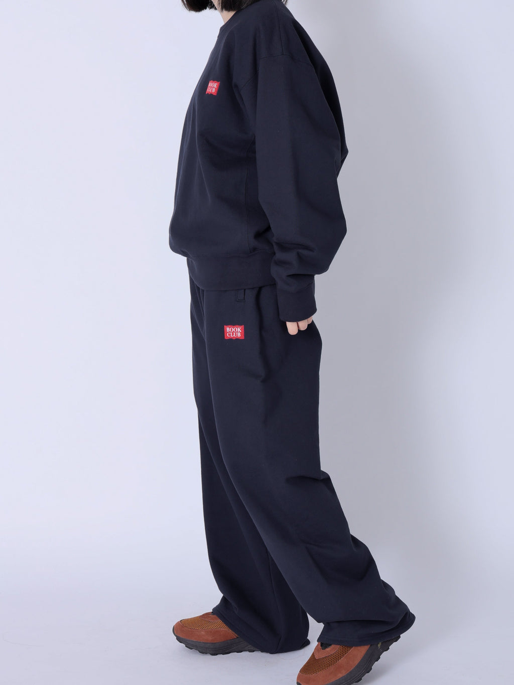 ＜BC#26001＞Heavy Oz Cotton Sweat Crew Shirt -BOOK CLUB Logo Emb-