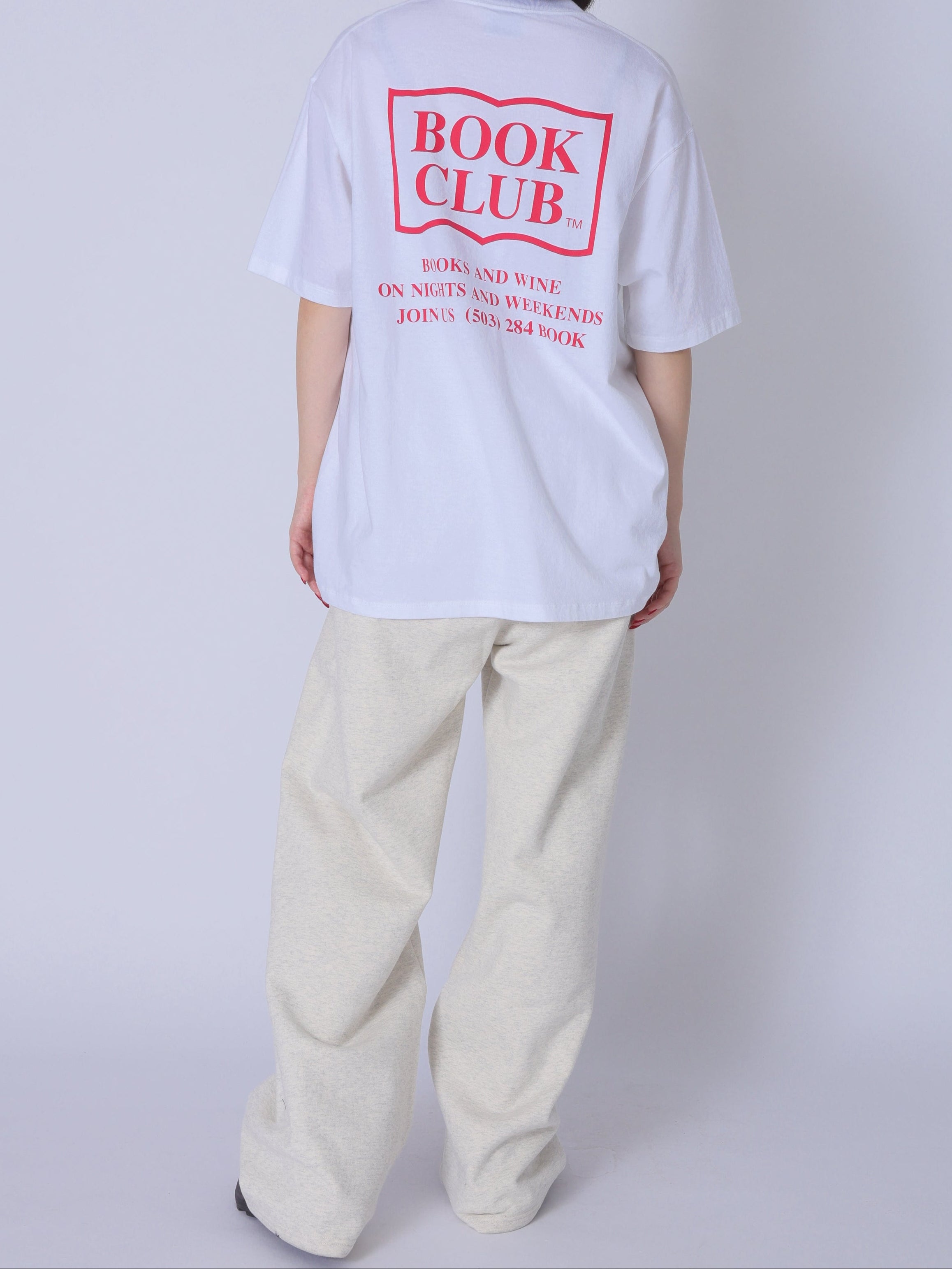 ＜BC#26011＞7oz Cotton Jersey Tube Body S/S Shirt -BOOK CLUB Logo-