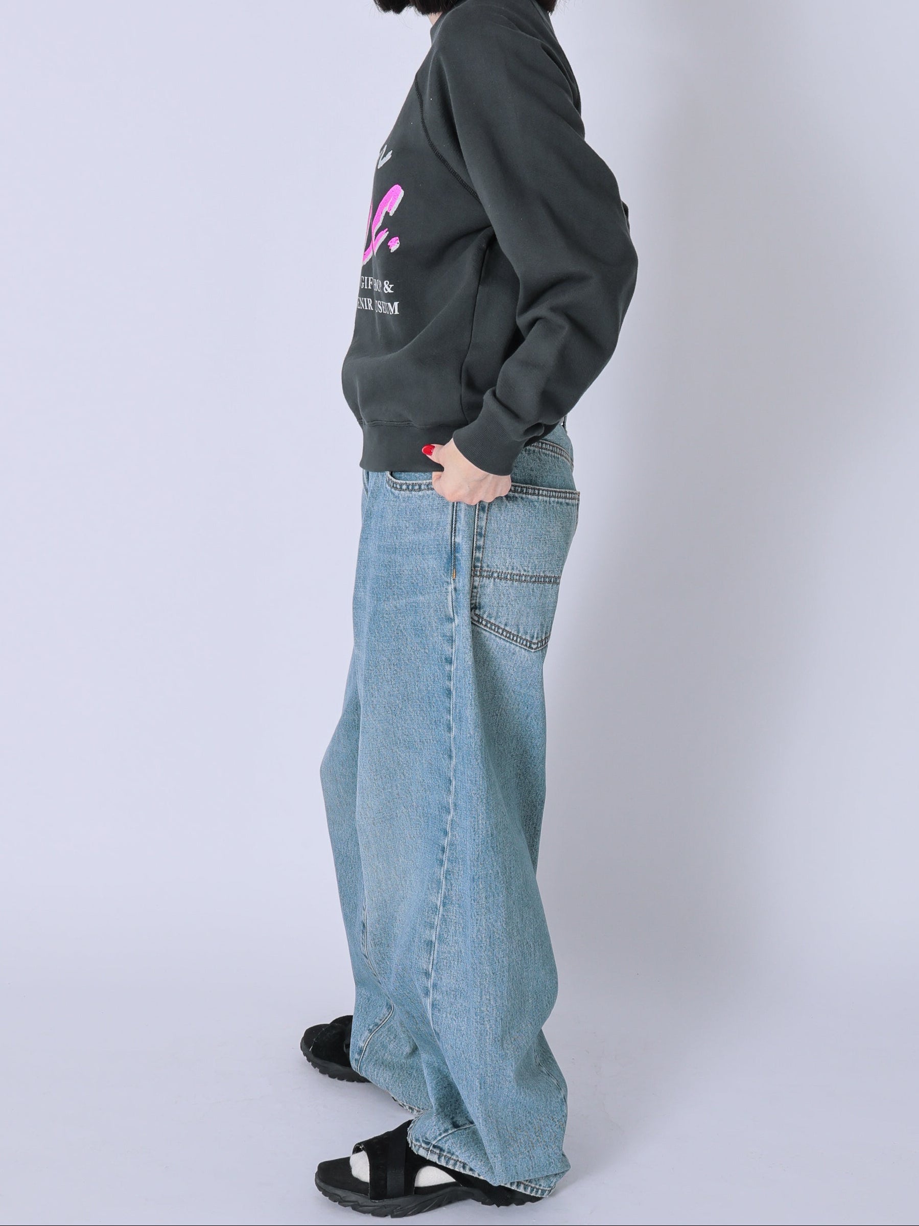 ＜BC#26005＞Cotton Loop Sweat Raglan L/S Shirt -Washington D.C.-