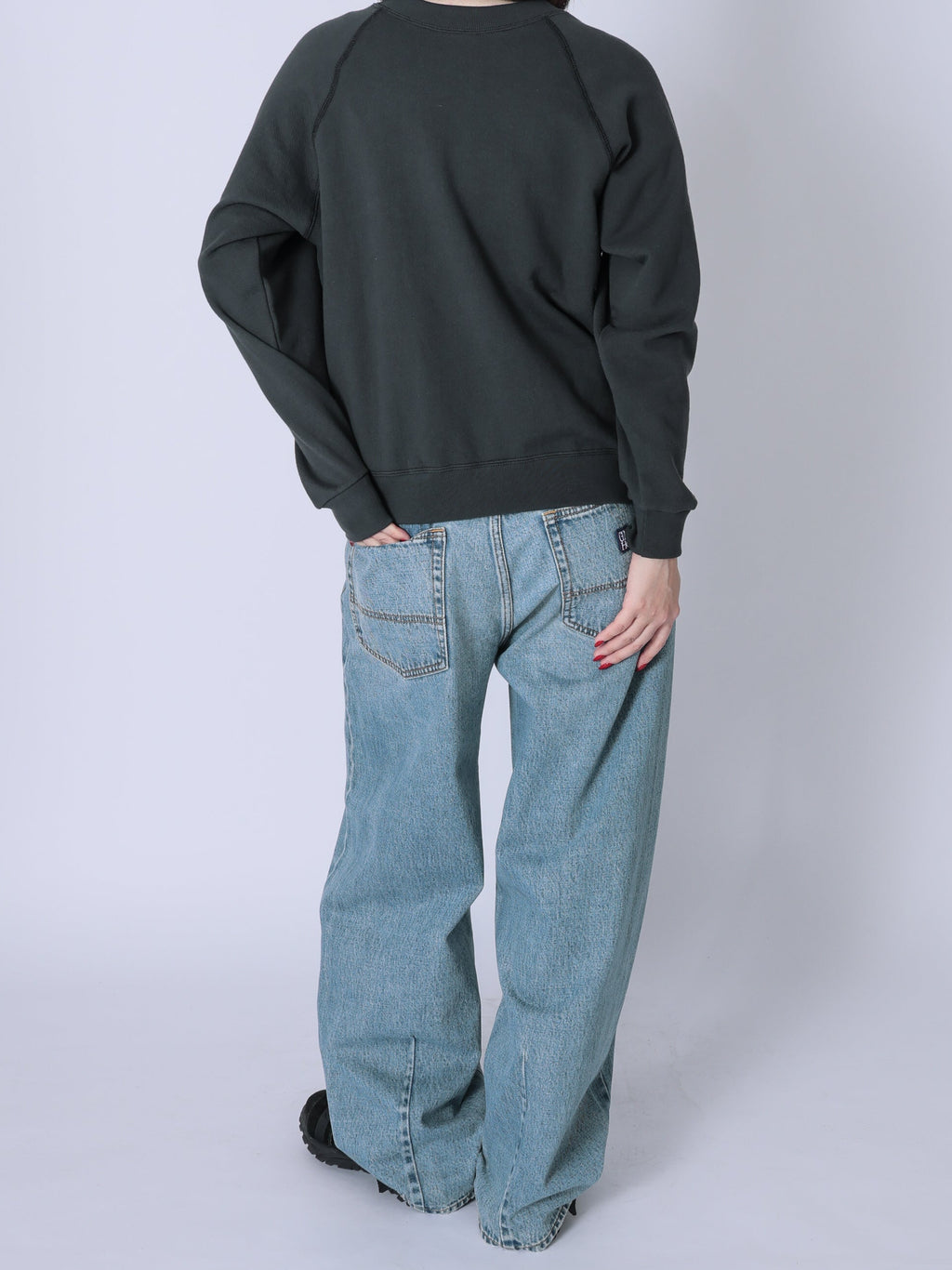 ＜BC#26005＞Cotton Loop Sweat Raglan L/S Shirt -Washington D.C.-