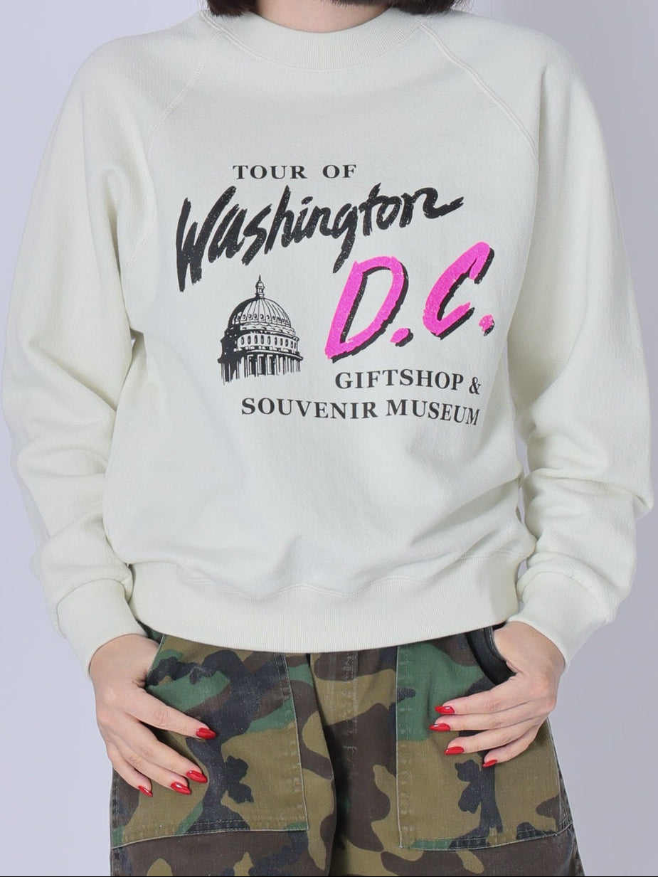 ＜BC#26005＞Cotton Loop Sweat Raglan L/S Shirt -Washington D.C.-