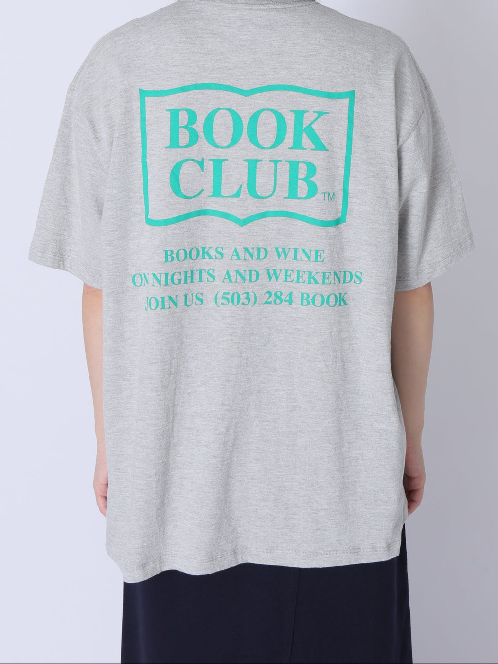 ＜BC#26011＞7oz Cotton Jersey Tube Body S/S Shirt -BOOK CLUB Logo-