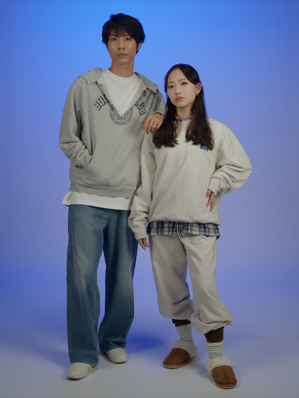 ＜BC#26003＞Heavy Oz Cotton Sweat Pants -BOOK CLUB Logo Emb-