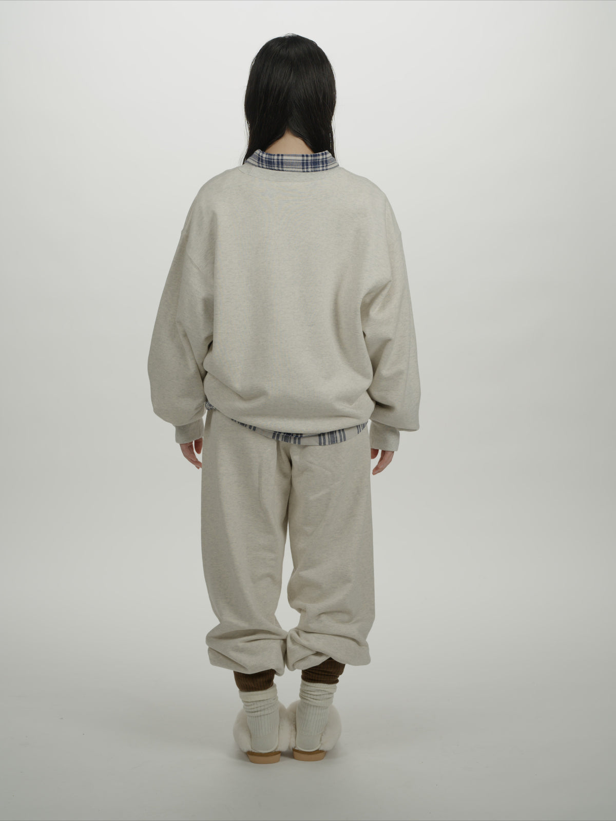 ＜BC#26001＞Heavy Oz Cotton Sweat Crew Shirt -BOOK CLUB Logo Emb-