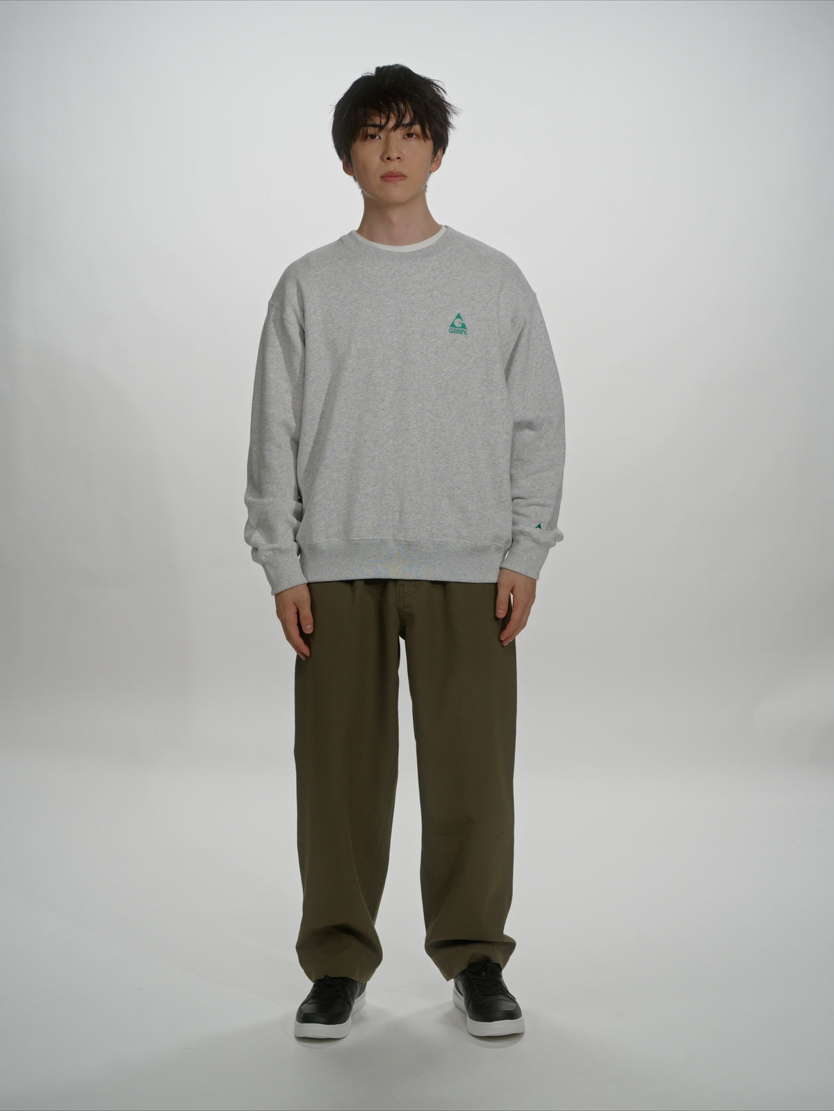 ＜GRC#26518-B＞ 13oz Heavy Cotton Sweat Graphic Crew Shirt