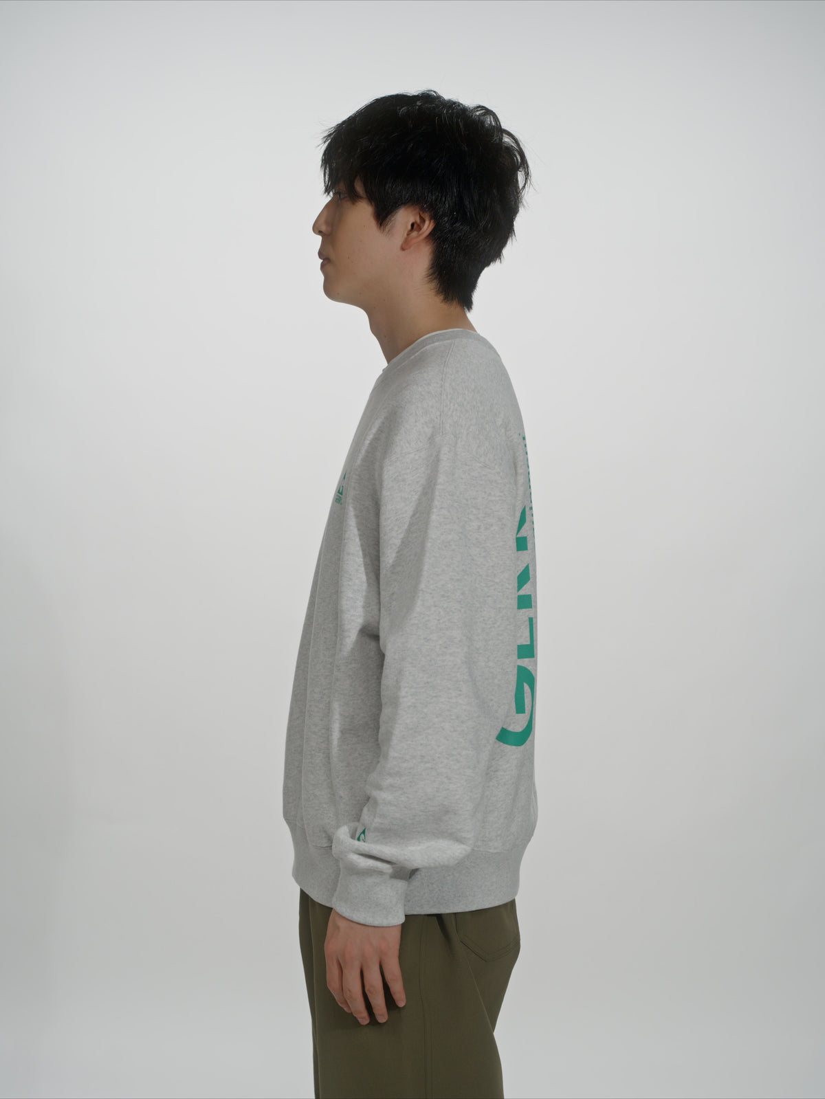 ＜GRC#26518-B＞ 13oz Heavy Cotton Sweat Graphic Crew Shirt