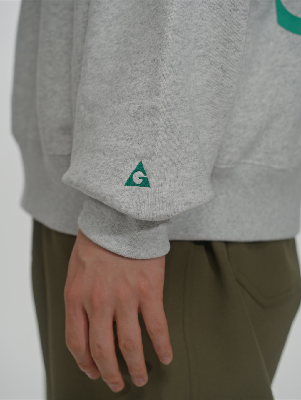 ＜GRC#26518-B＞ 13oz Heavy Cotton Sweat Graphic Crew Shirt