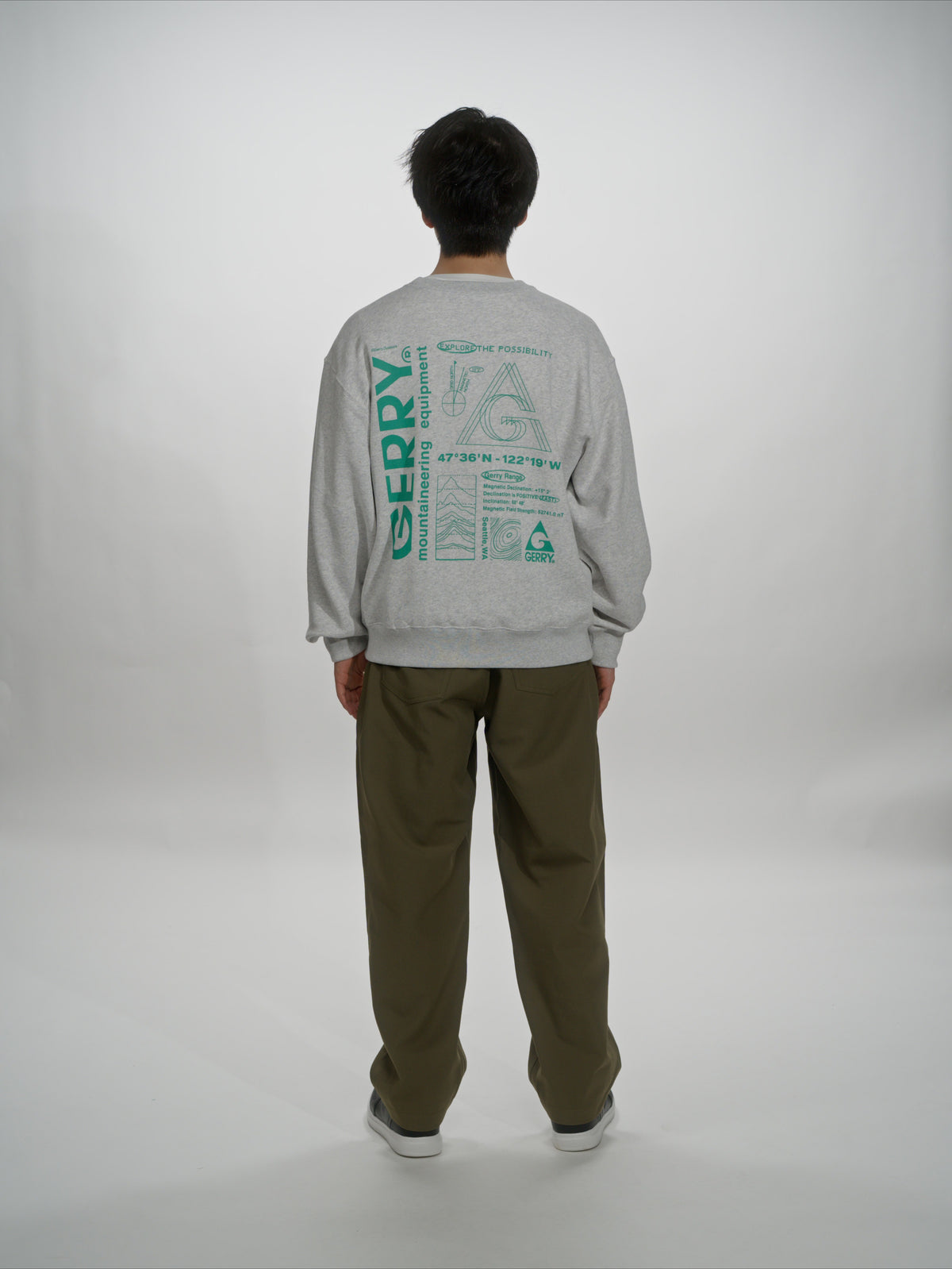 ＜GRC#26518-B＞ 13oz Heavy Cotton Sweat Graphic Crew Shirt