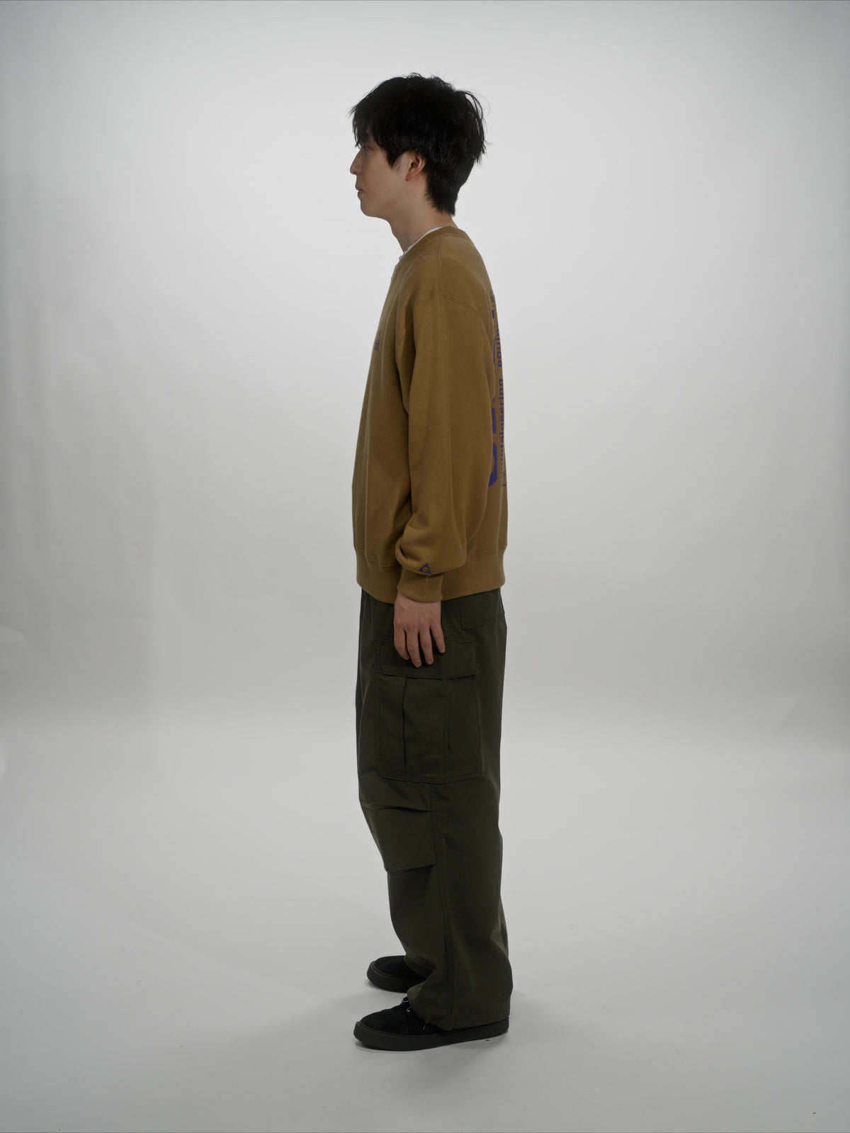 ＜GRC#26518-B＞ 13oz Heavy Cotton Sweat Graphic Crew Shirt