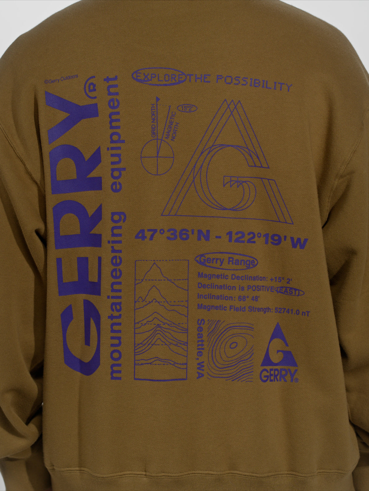 ＜GRC#26518-B＞ 13oz Heavy Cotton Sweat Graphic Crew Shirt