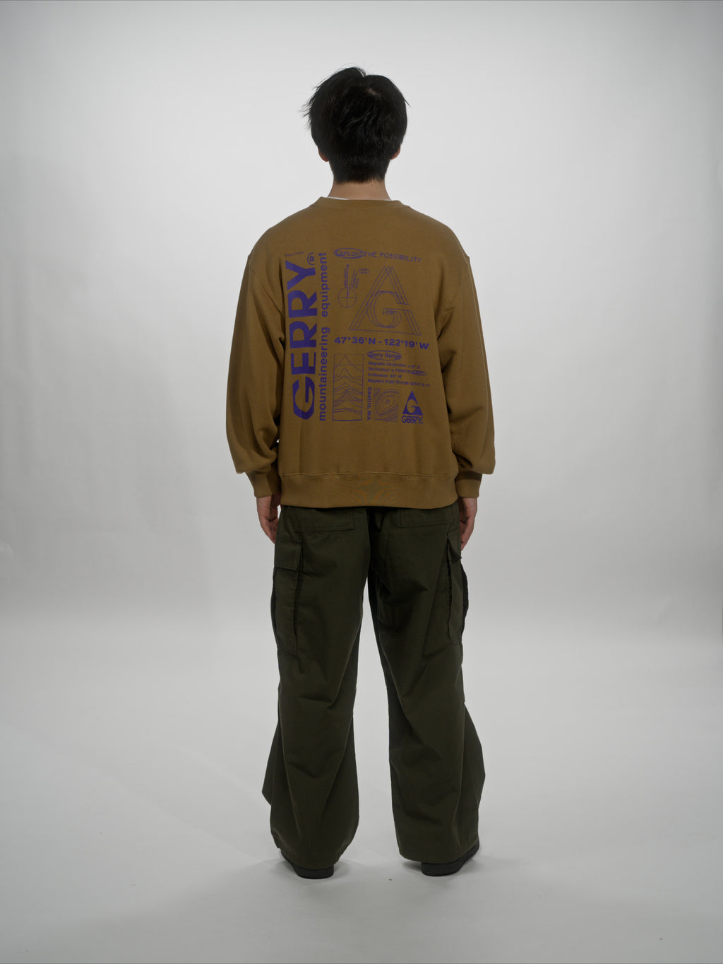 ＜GRC#26518-B＞ 13oz Heavy Cotton Sweat Graphic Crew Shirt