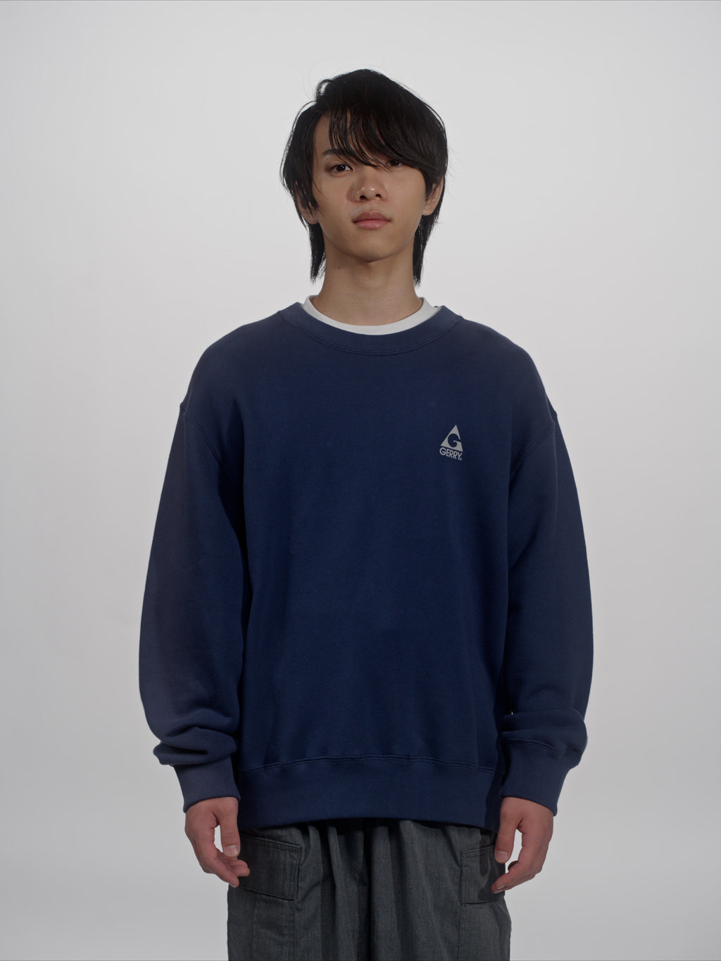 ＜GRC#26518-B＞ 13oz Heavy Cotton Sweat Graphic Crew Shirt