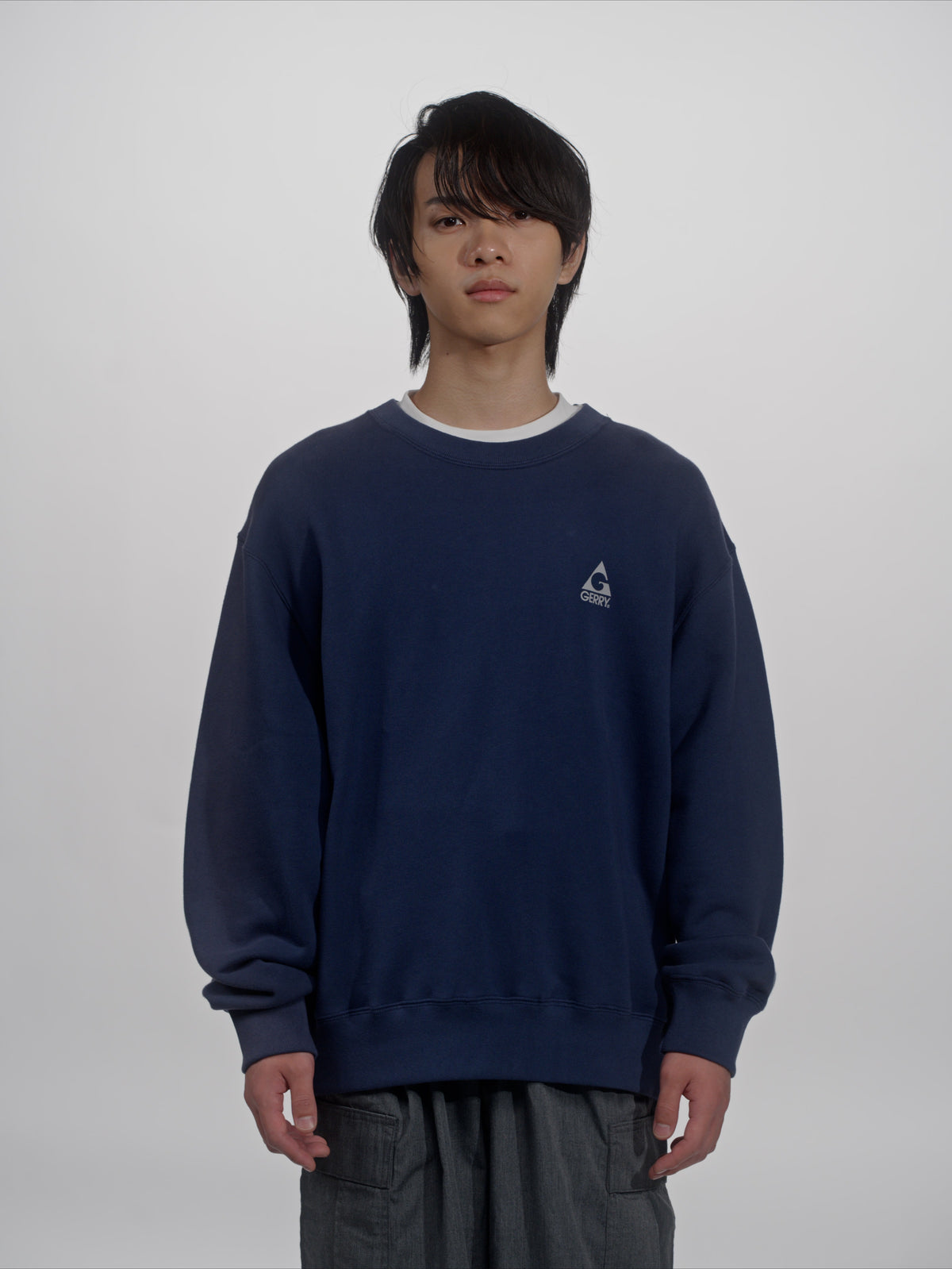 ＜GRC#26518-B＞ 13oz Heavy Cotton Sweat Graphic Crew Shirt