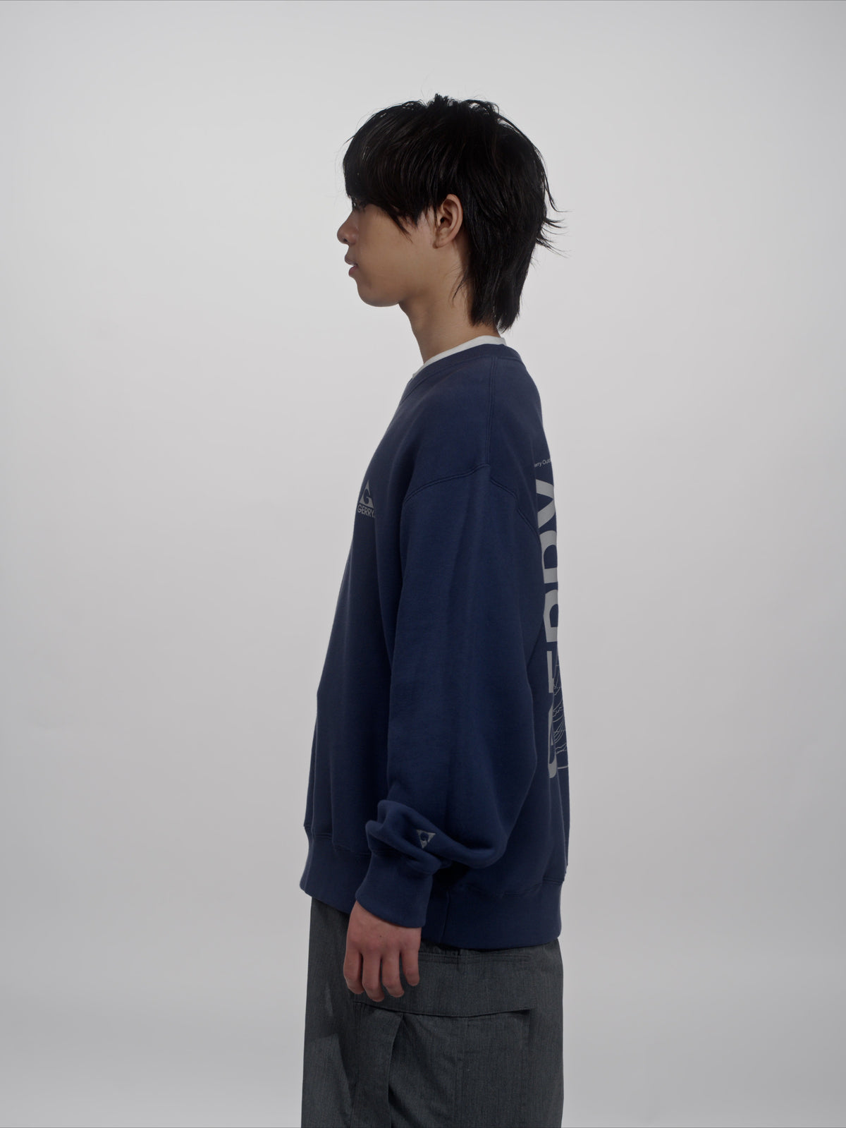 ＜GRC#26518-B＞ 13oz Heavy Cotton Sweat Graphic Crew Shirt