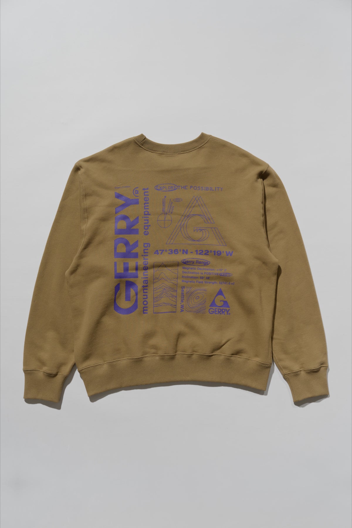 ＜GRC#26518-B＞ 13oz Heavy Cotton Sweat Graphic Crew Shirt