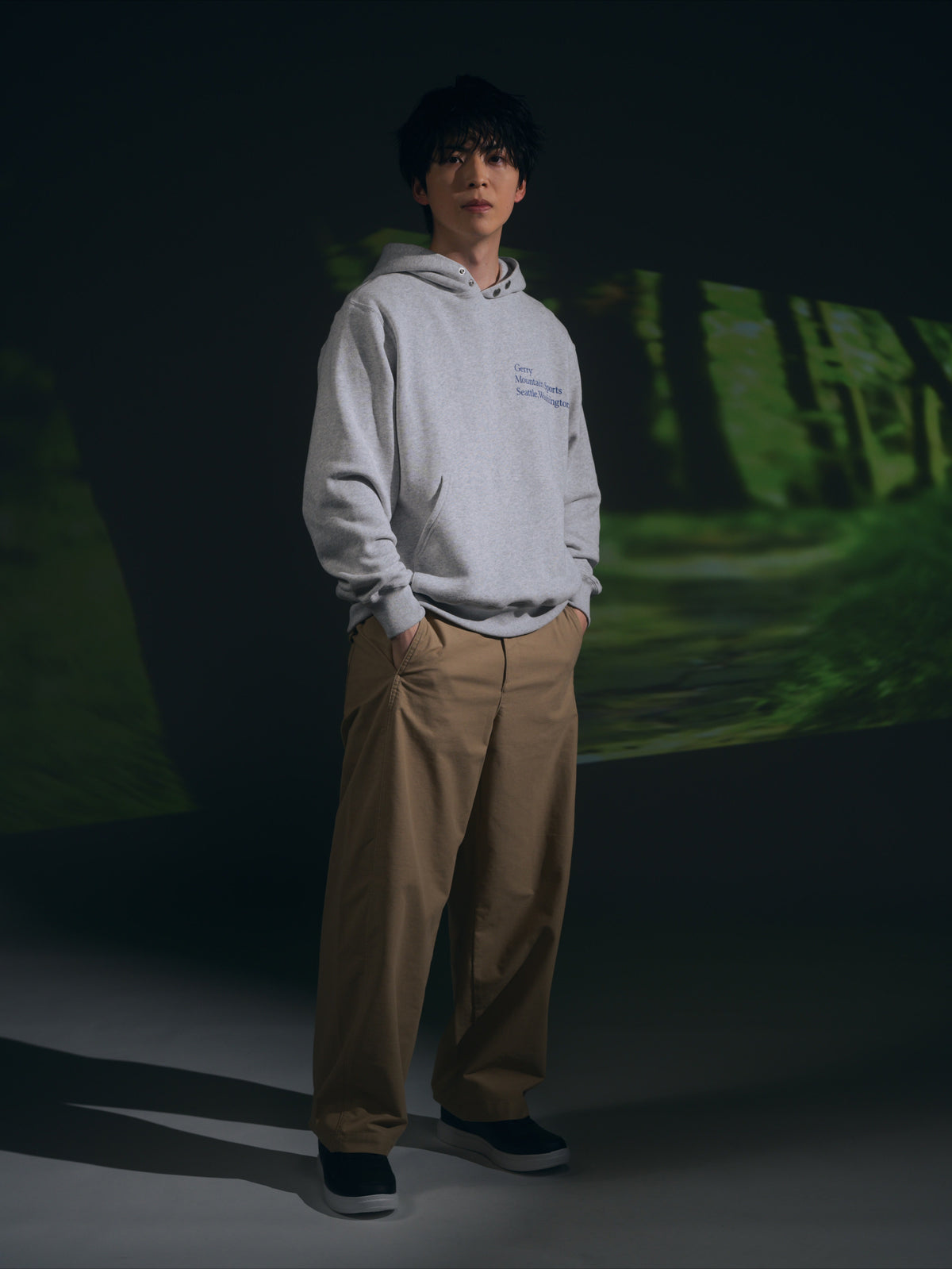 ＜GRC#26519-A＞ 13oz Heavy Cotton Sweat Graphic Hoodie