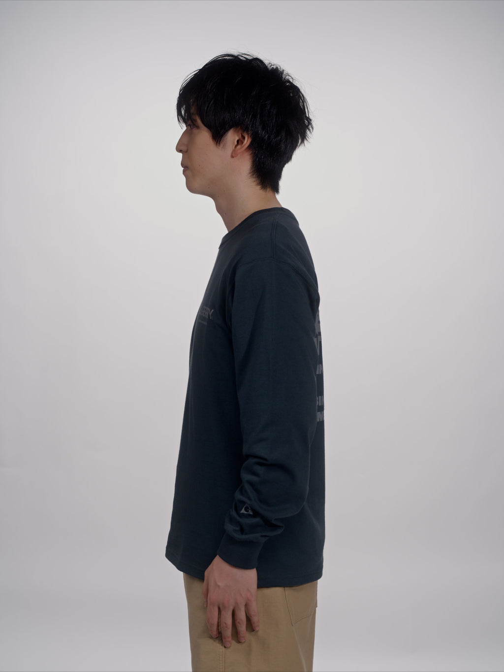 ＜GRC#26522-A＞ 7.5oz Heavy Cotton Jersey L/S Graphic T