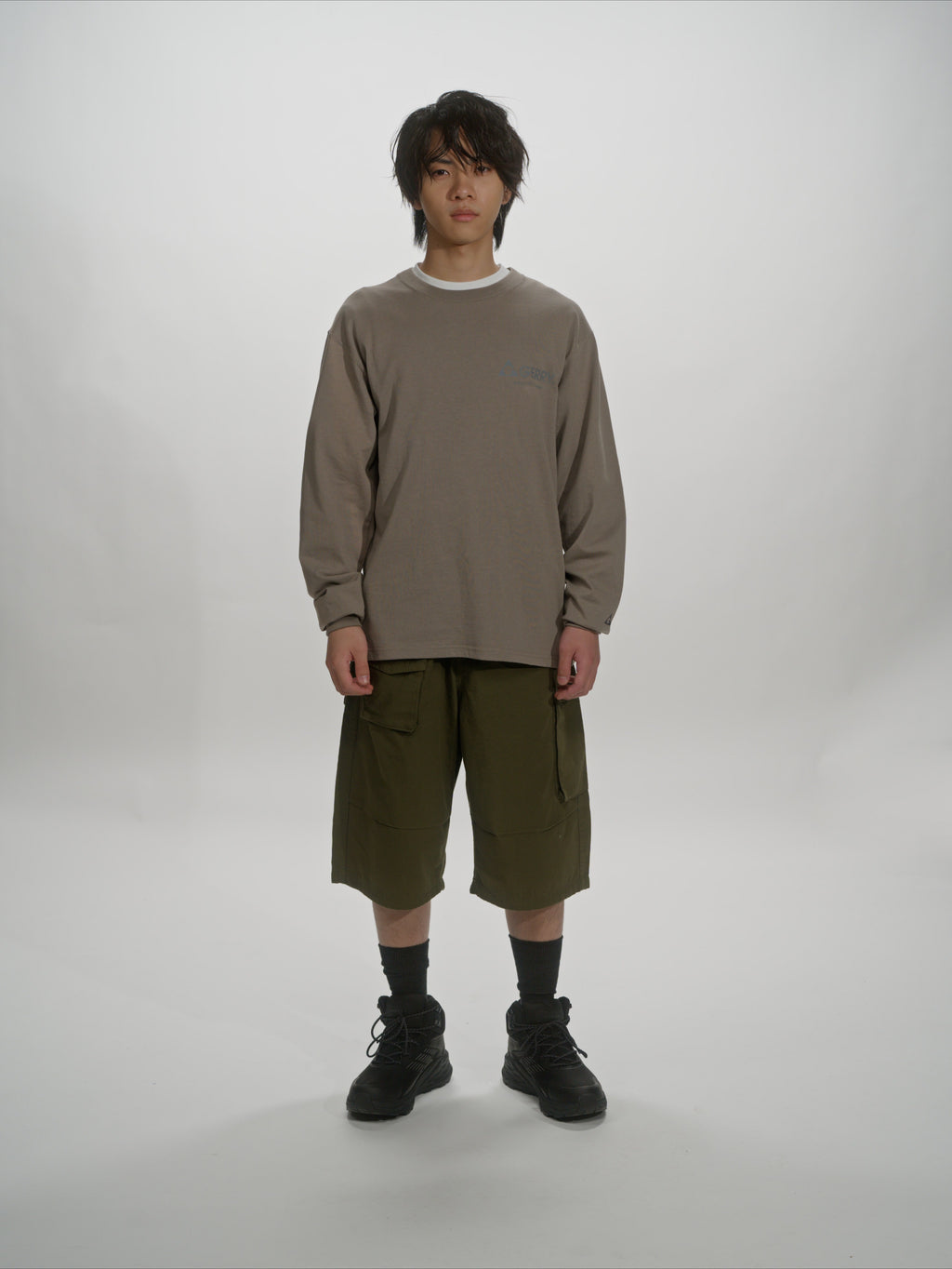 ＜GRC#26522-A＞ 7.5oz Heavy Cotton Jersey L/S Graphic T