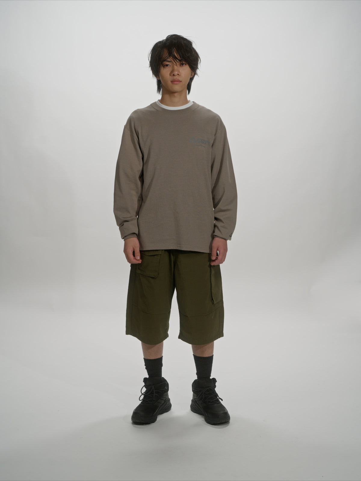 ＜GRC#26522-A＞ 7.5oz Heavy Cotton Jersey L/S Graphic T