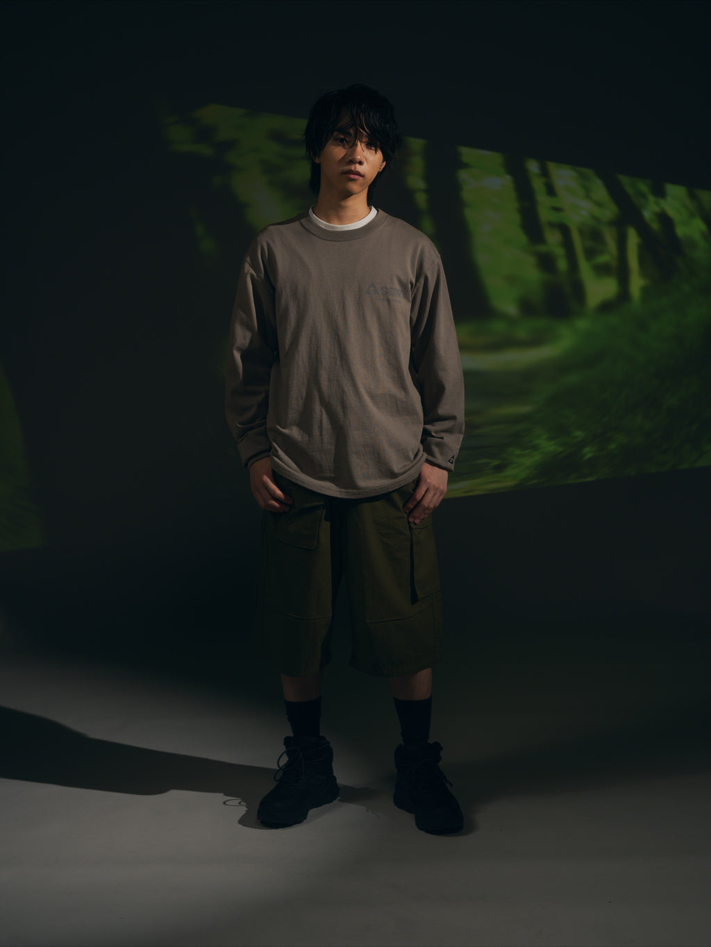 ＜GRC#26522-A＞ 7.5oz Heavy Cotton Jersey L/S Graphic T