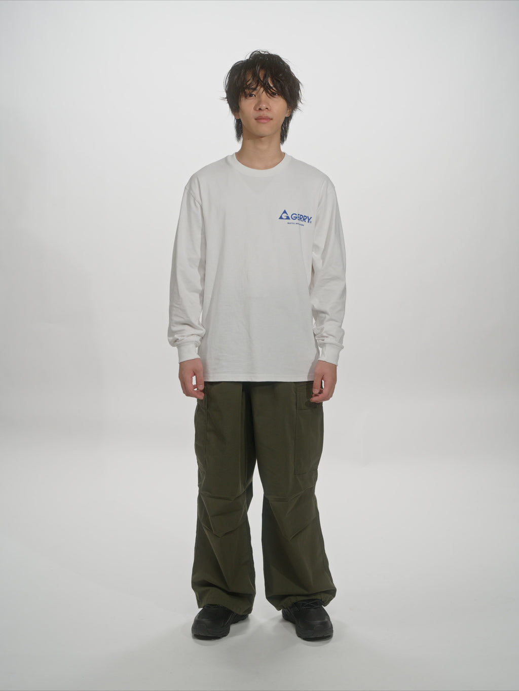 ＜GRC#26522-A＞ 7.5oz Heavy Cotton Jersey L/S Graphic T