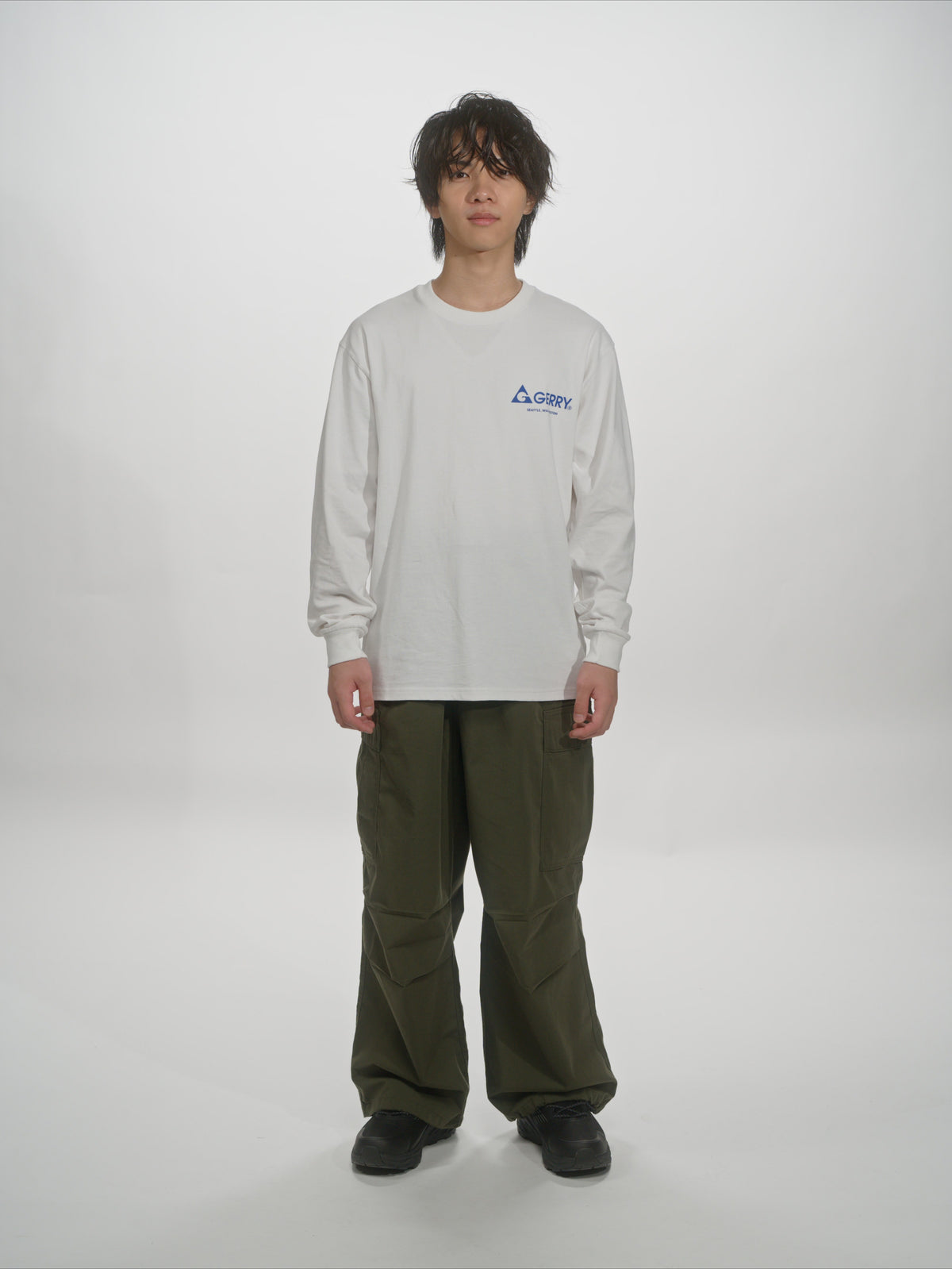 ＜GRC#26522-A＞ 7.5oz Heavy Cotton Jersey L/S Graphic T
