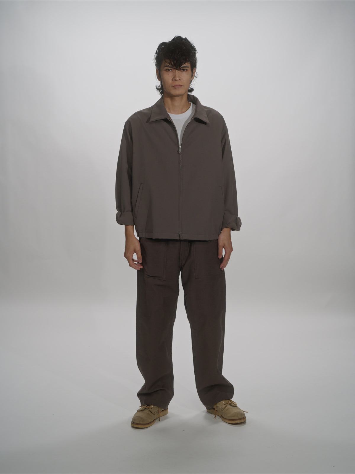 ＜GHI#26551＞Back Satin Fatigue Pants 'STANDARD'