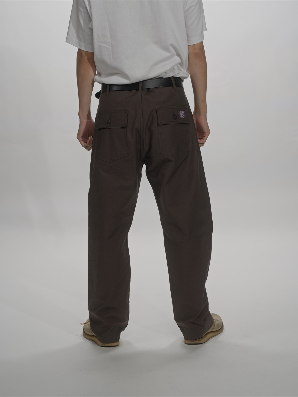 ＜GHI#26551＞Back Satin Fatigue Pants 'STANDARD'