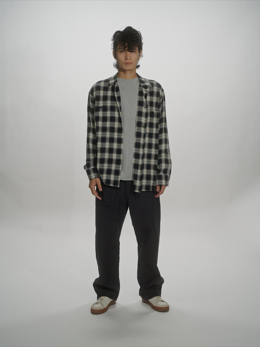 ＜GHI#26551＞Back Satin Fatigue Pants 'STANDARD'