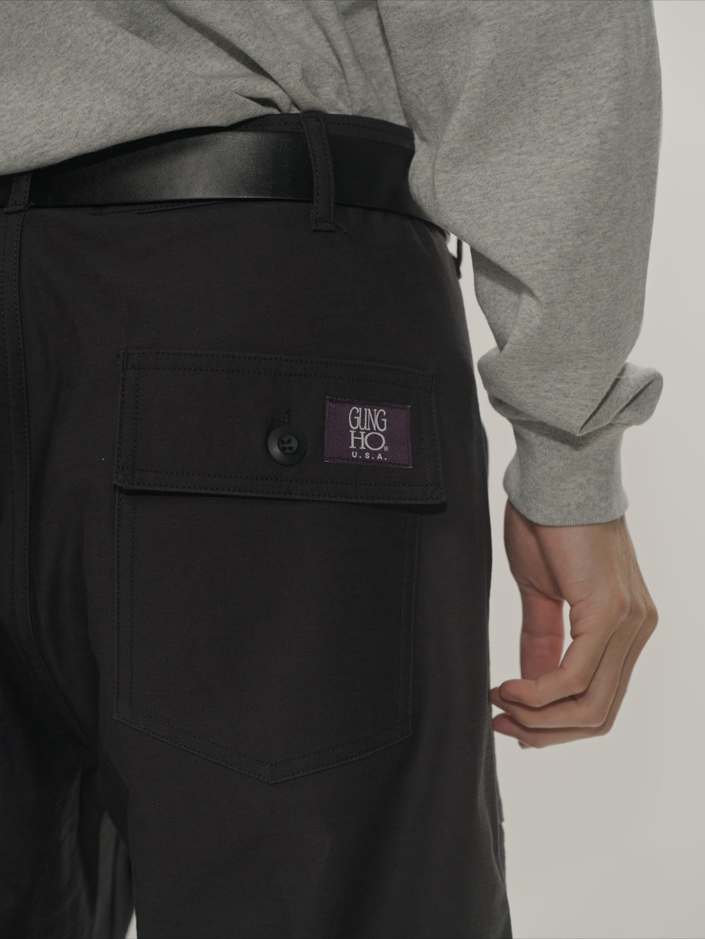 ＜GHI#26551＞Back Satin Fatigue Pants 'STANDARD'
