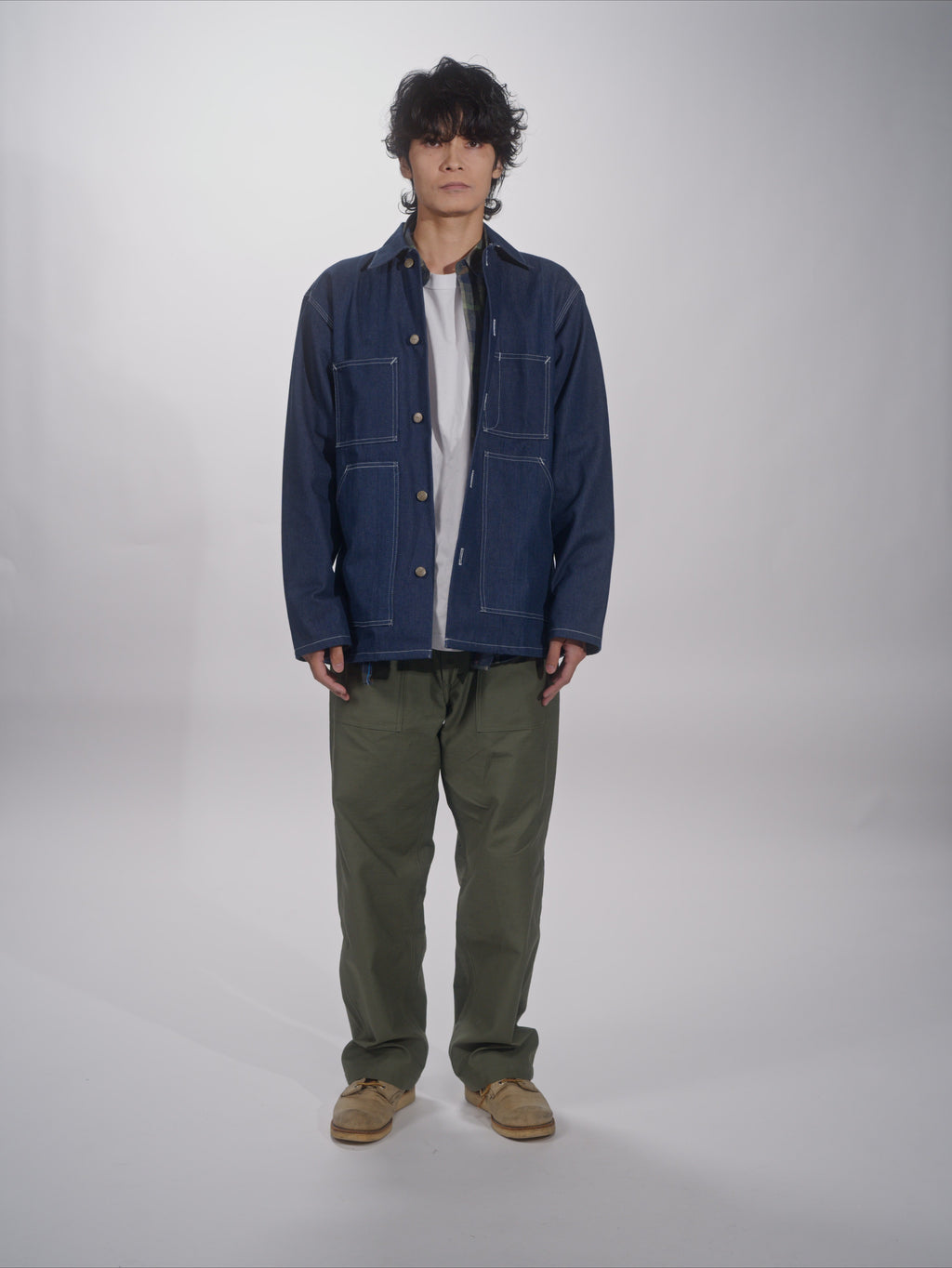 ＜GHI#26551＞Back Satin Fatigue Pants 'STANDARD'