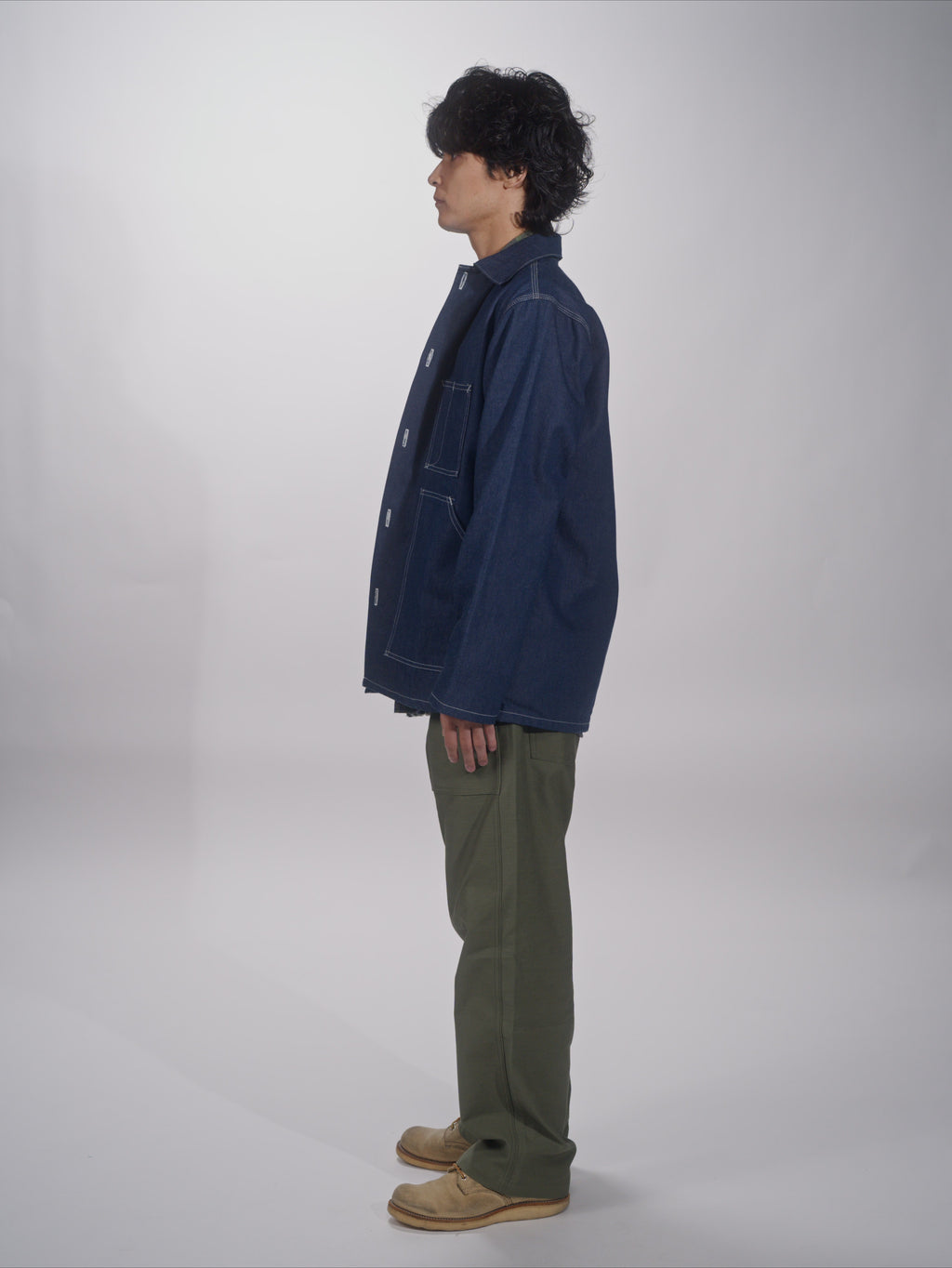 ＜GHI#26551＞Back Satin Fatigue Pants 'STANDARD'