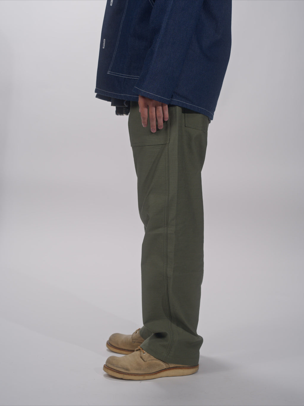 ＜GHI#26551＞Back Satin Fatigue Pants 'STANDARD'